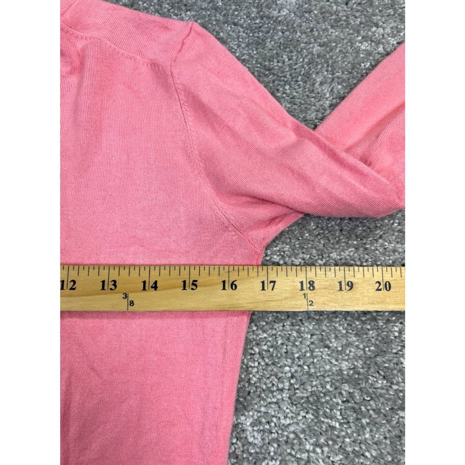 Zara Zara Sweater Womens Small Pink Knit Pullover Crew Neck Casual Pullover Polyester Knit Long Sleeve Regular Fit Size S / US 4 / IT 40 - 6 Thumbnail