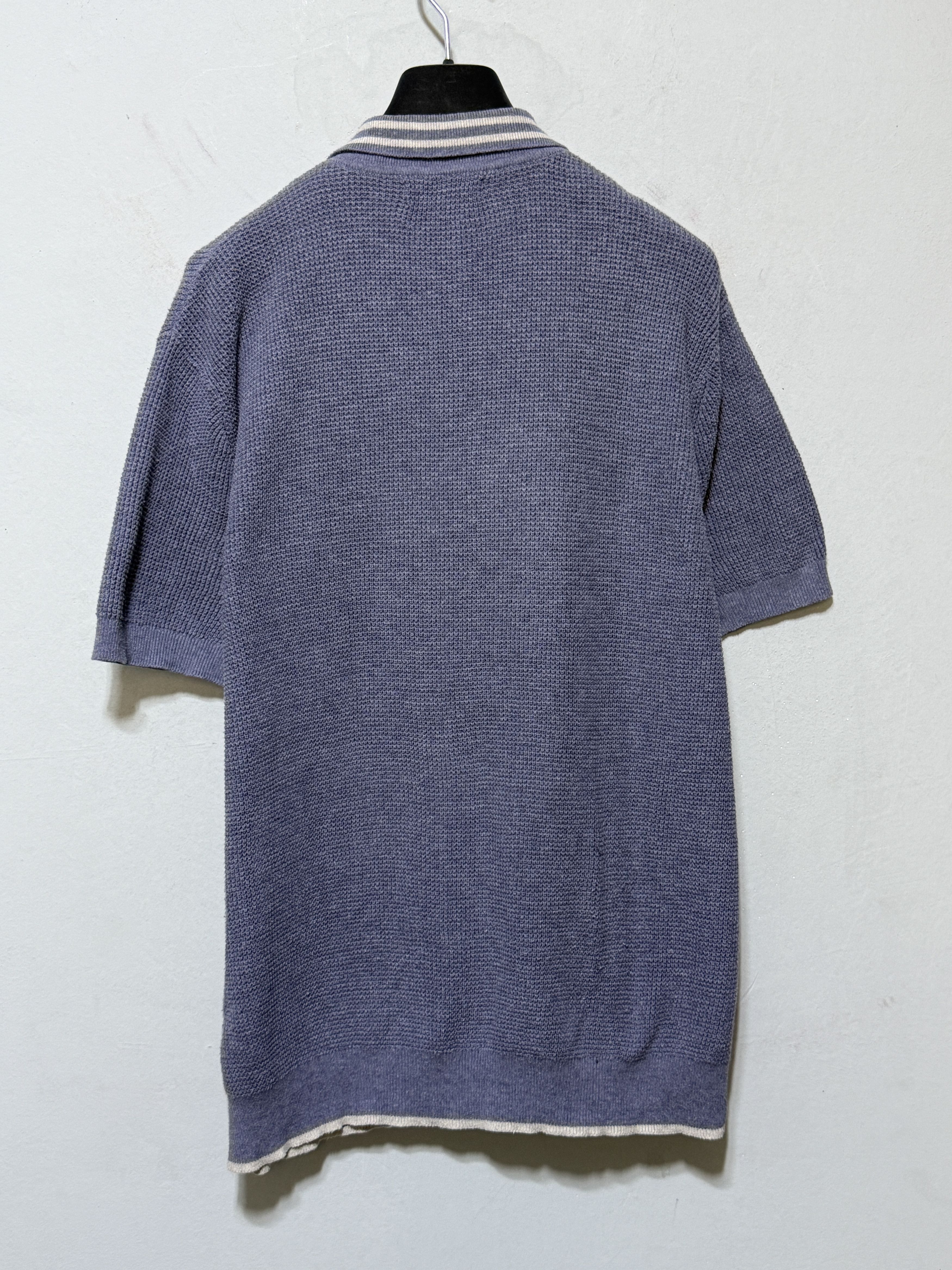 Nicole Farhi Heavy knitted polo tshirt size L Nicole farhi old money Size US L / EU 52-54 / 3 - 7 Thumbnail