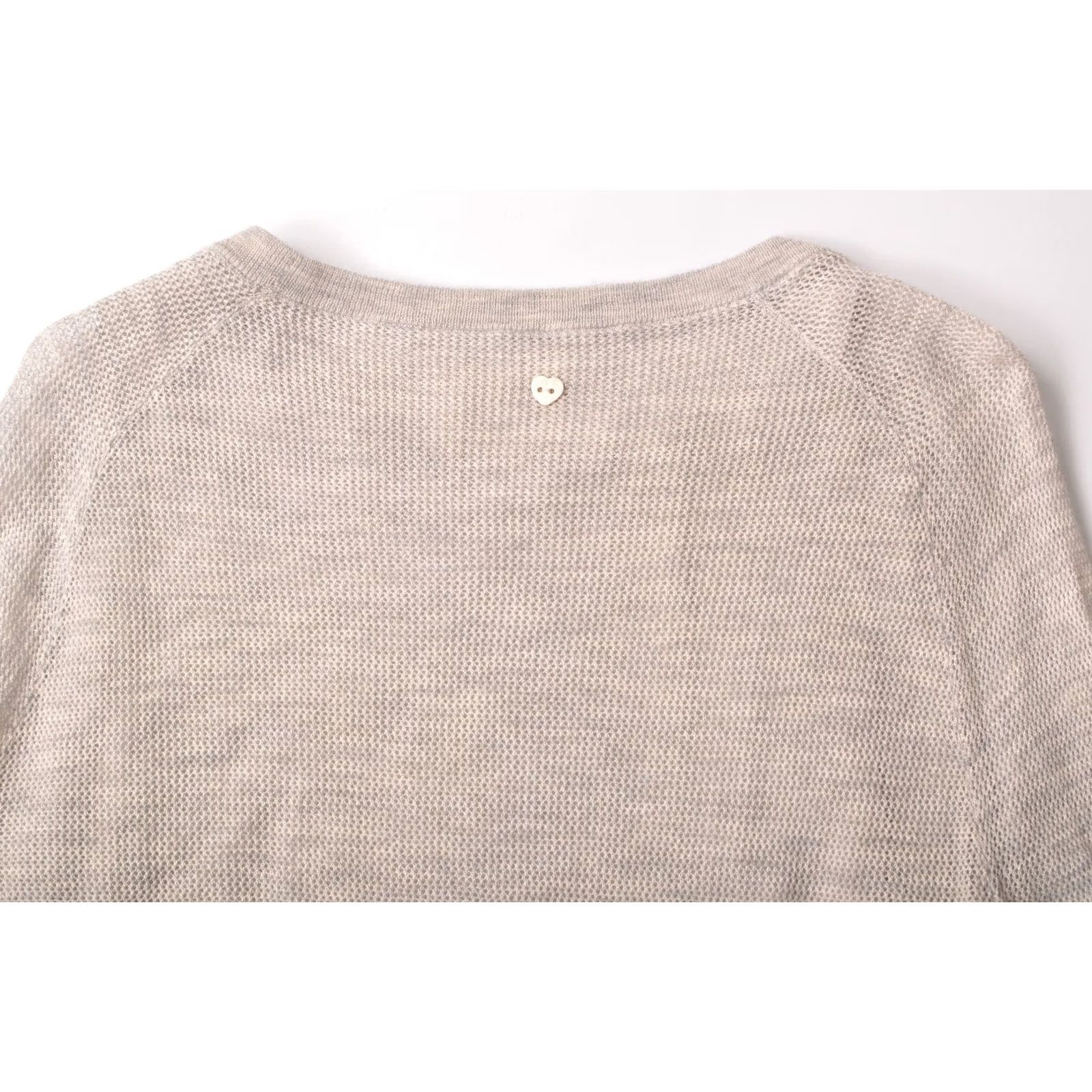 Vintage FTC Seacell Cashmere Silk Gray Pullover Sweater, M, Women, Size M, Cashmere, Pullover, Made in PRC, Used with minor wear Size M / US 6-8 / IT 42-44 - 6 Thumbnail
