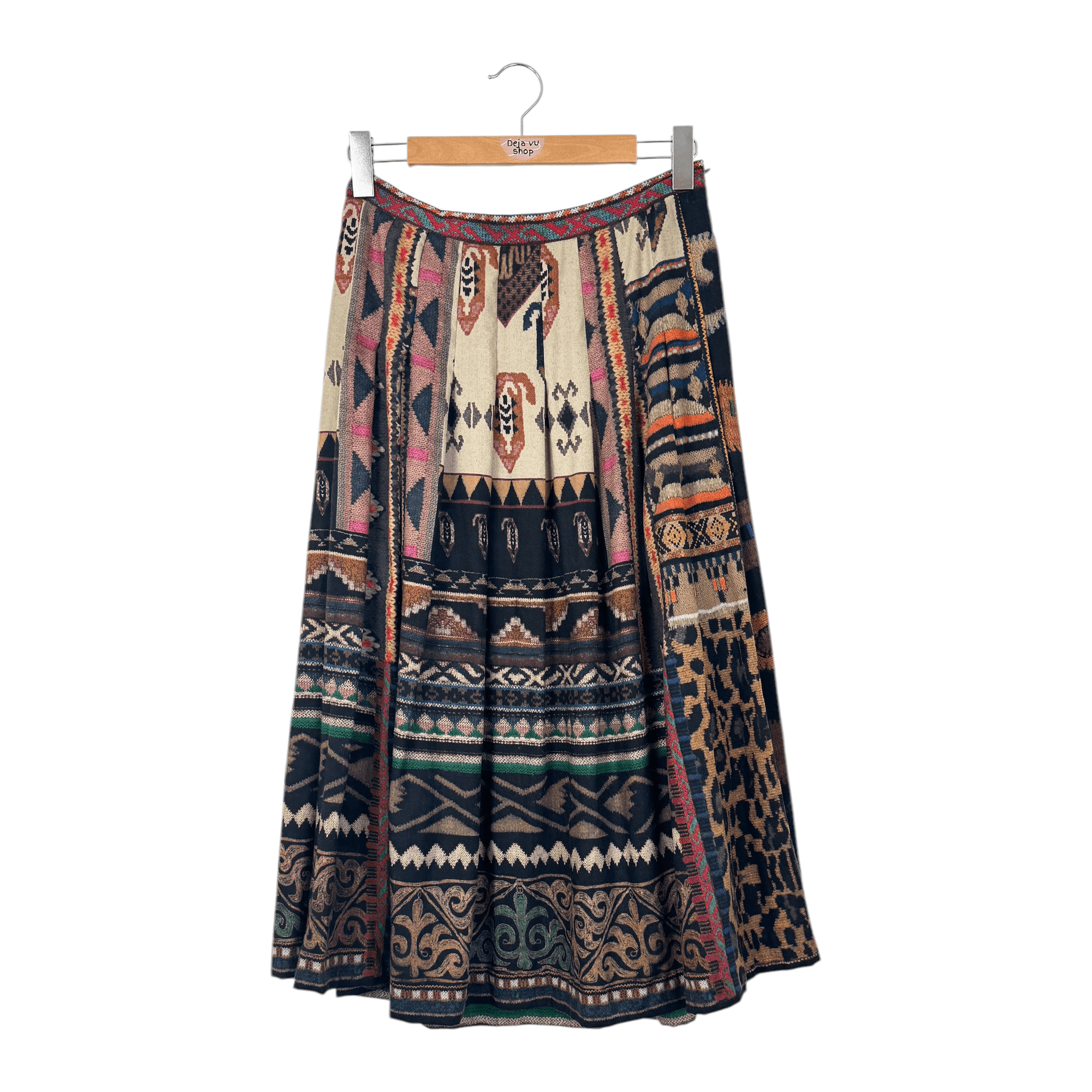 Etro Etro Wool and Silk Pleated Print Skirt Size 30" / US 8 / IT 44 - 1 Thumbnail