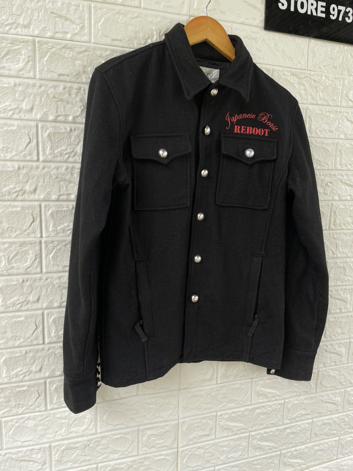 Japanese Brand × Vintage Vintage Recyclage Wool Jacket Size US S / EU 44-46 / 1 - 3 Thumbnail