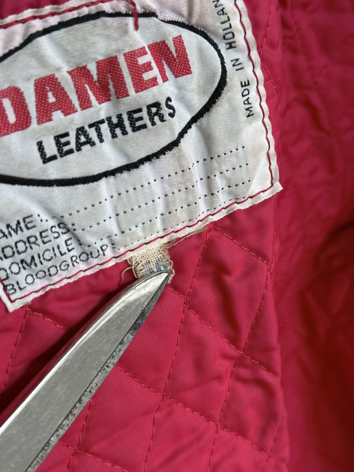 Honda Vintage 90s Honda Racing Leather Jacket Size US M / EU 48-50 / 2 - 14 Thumbnail