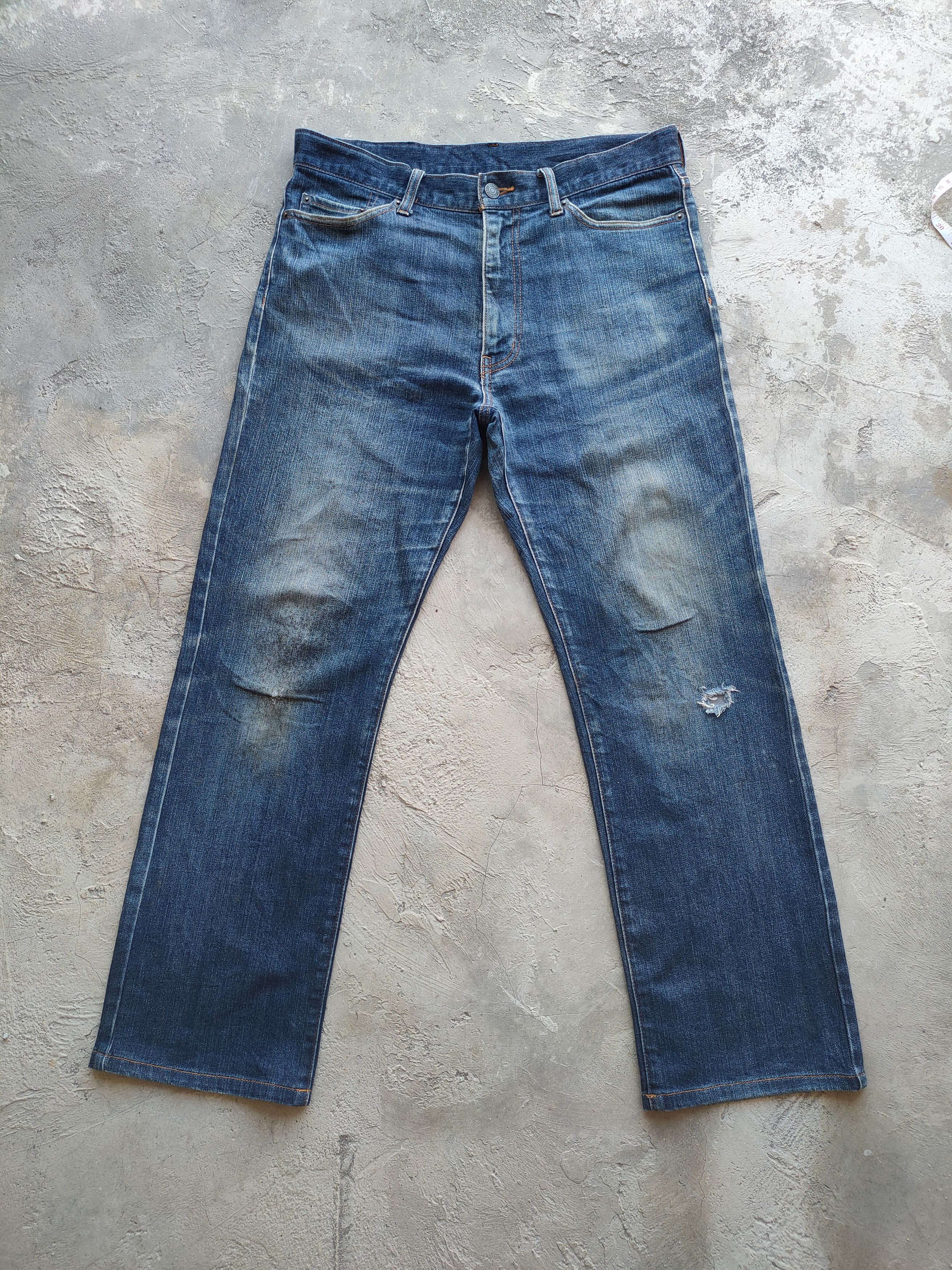 Crocs W32 VINTAGE CROCODILE FADED DISTRESSED JEANS PANTS Size US 32 / EU 48 - 1 Thumbnail