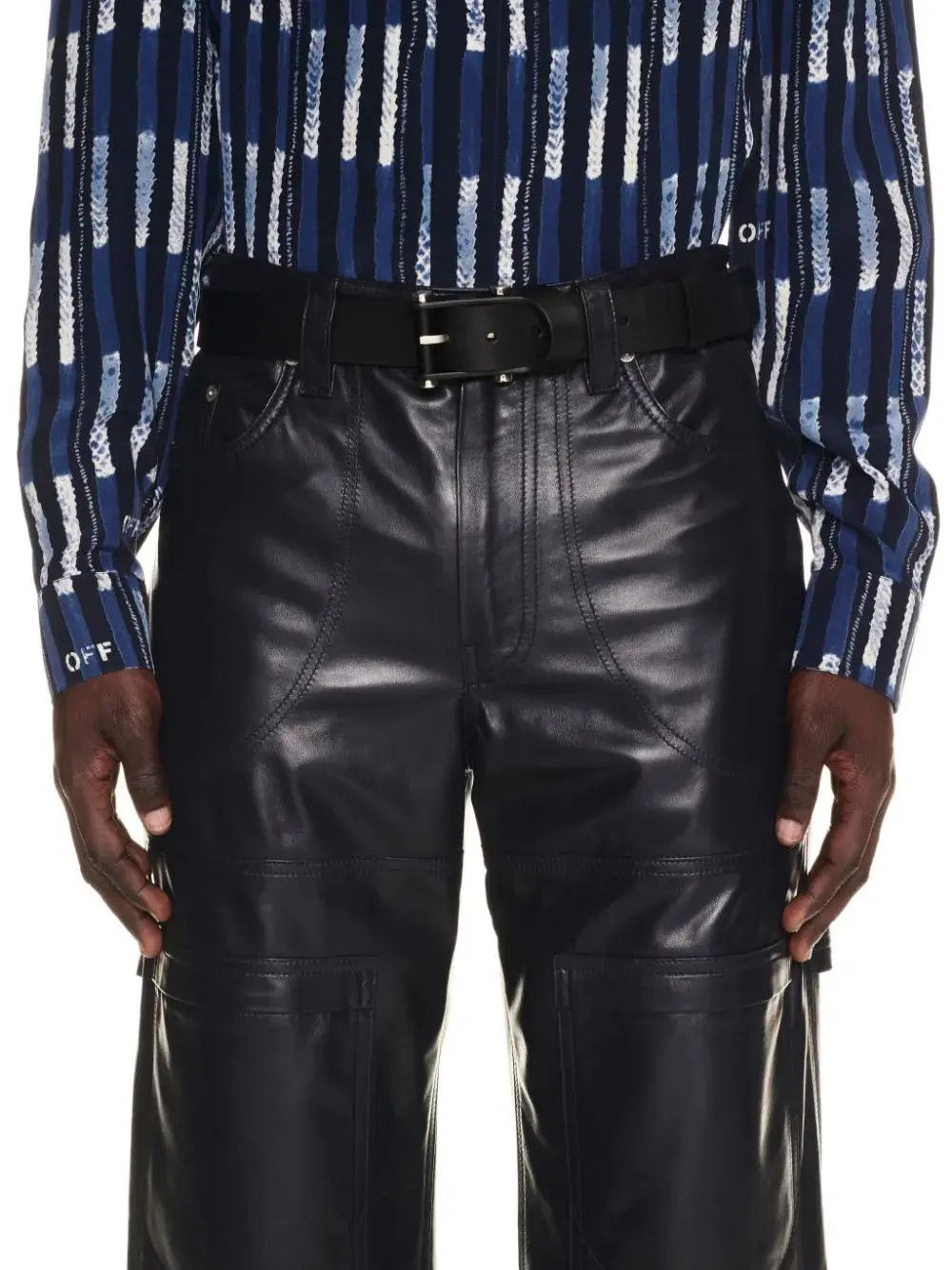 Off-White Off-White Buckle Leather Belt US 32 - 85 cm Size 32 - 9 Thumbnail