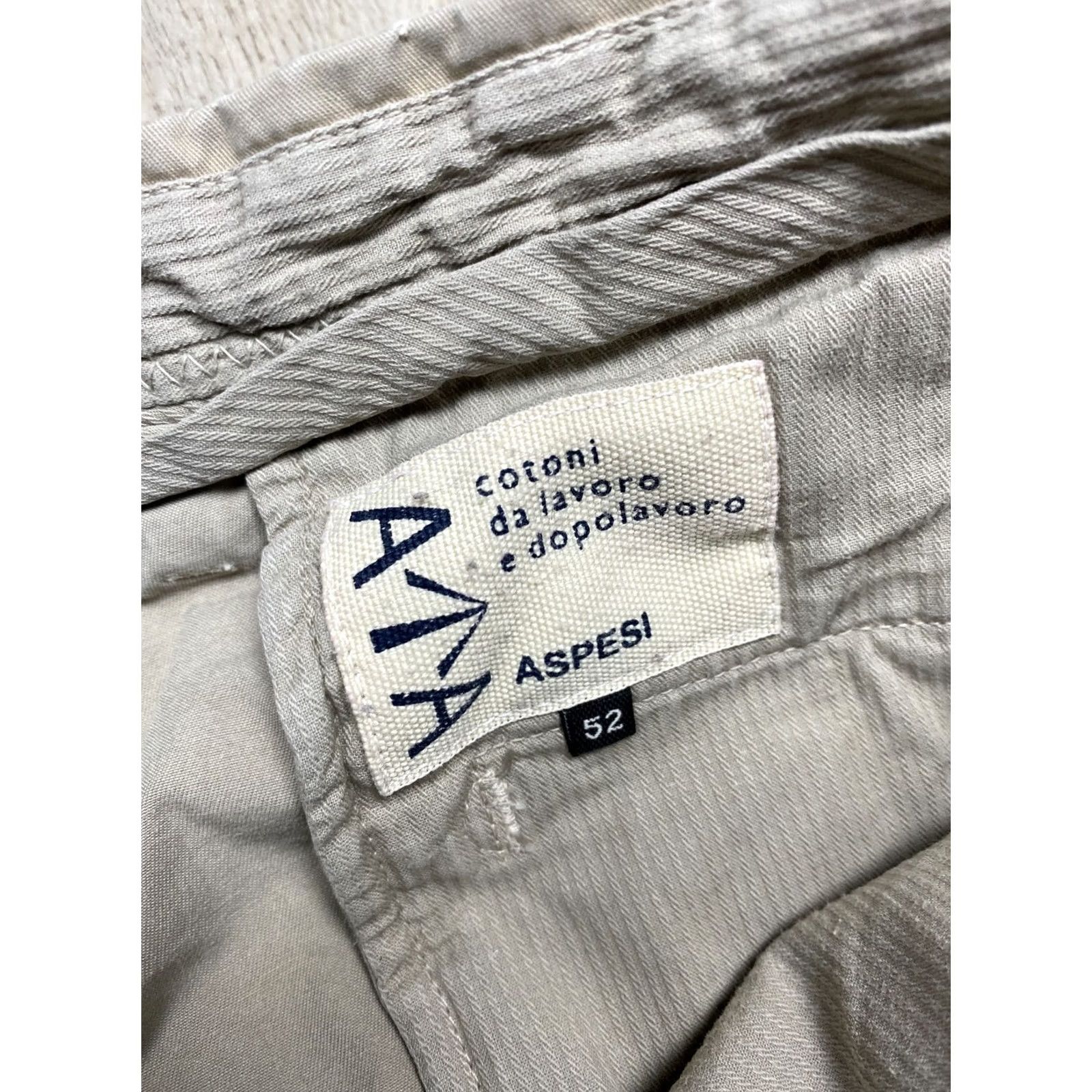 Aspesi Aspesi Vintage Chino Pants Mens Size 52 L Beige 34 Inseam 90 cm 114 cm Holiday 34 Inseam 90 cm Mens Beige Chino pants 52L vintage Aspesi Size US 34 / EU 50 - 5 Thumbnail