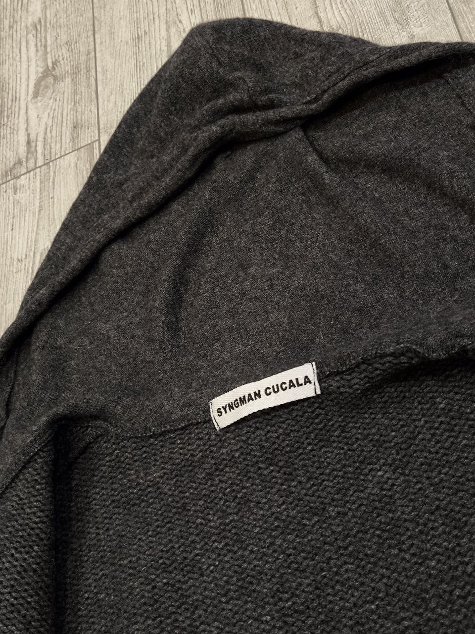 SYNGMAN CUCALA SYNGMAN CUCALA MENS ZIPPED HOODIE WOOL SWEATSHIRT JACKET Size US M / EU 48-50 / 2 - 7 Thumbnail