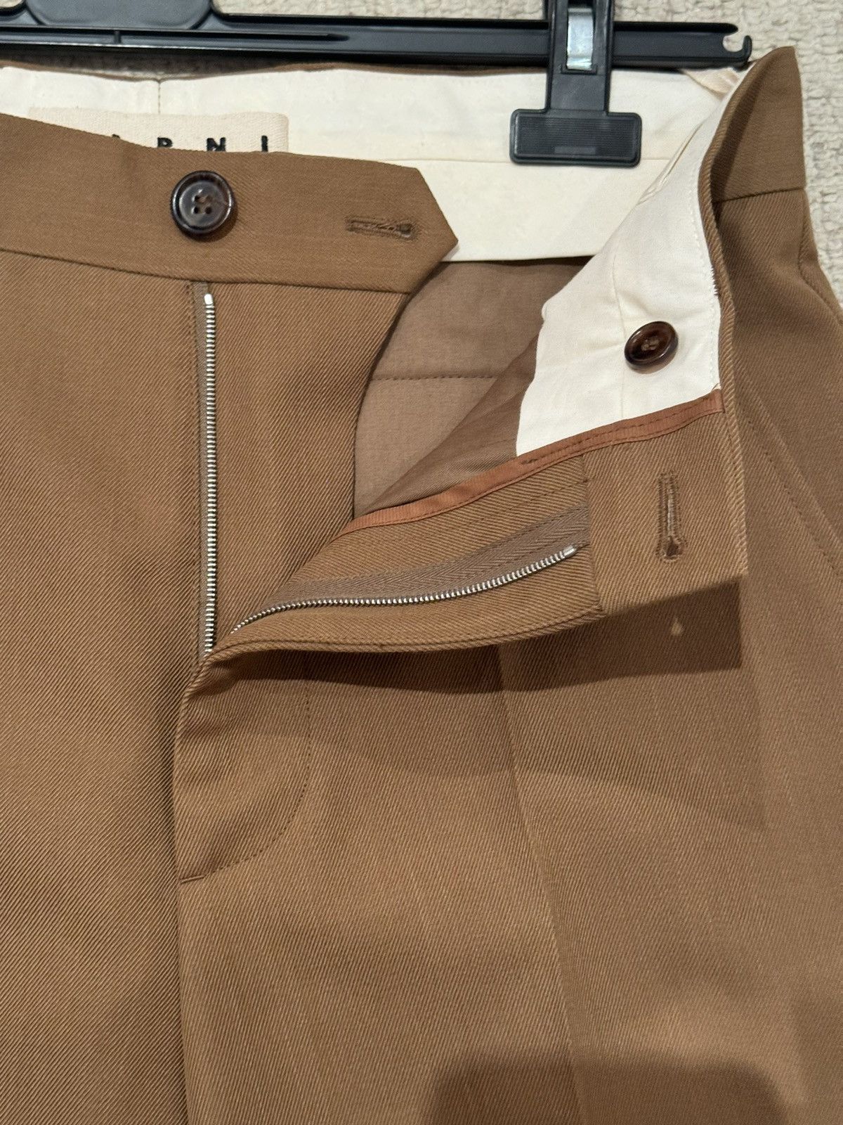 Marni Marni Brown Wool Pants Trousers Size 46 Size US 30 / EU 46 - 9 Thumbnail