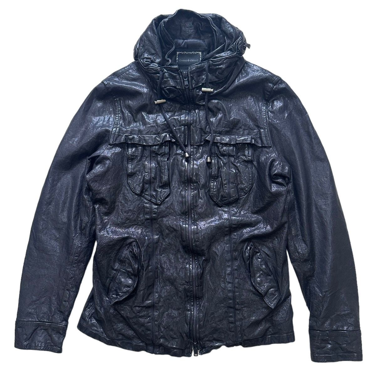 If Six Was Nine RARE ‼️ Custom Culture Goatskin Leather Jacket Size US S / EU 44-46 / 1 - 1 Thumbnail