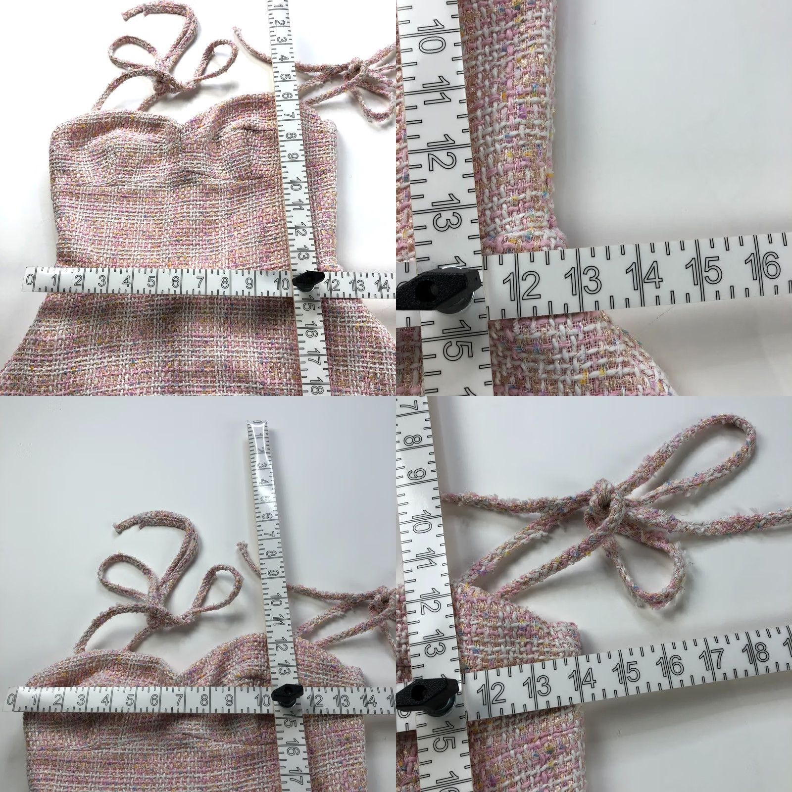 Amanda Uprichard Amanda Uprichard Romper Mini Dress Skirt Skort Pink Champagne Small MINT HRJ Size 28" / US 6 / IT 42 - 10 Thumbnail