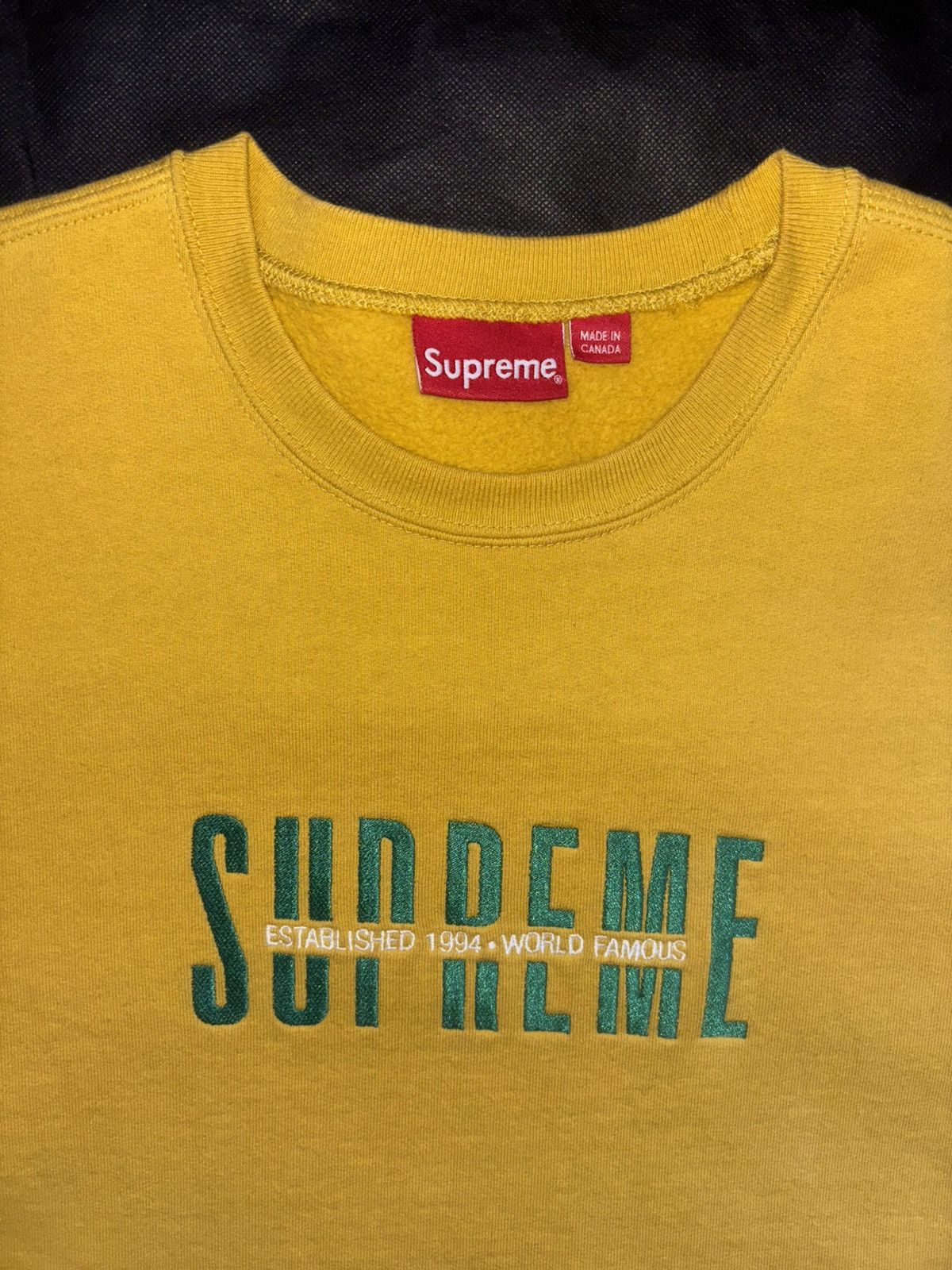 Supreme Supreme World Famous Crewneck Size US M / EU 48-50 / 2 - 3 Thumbnail