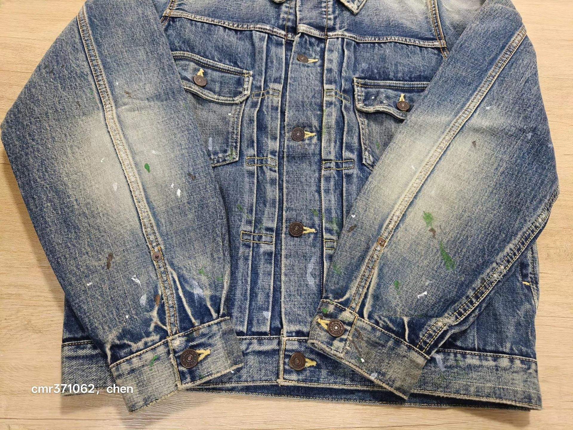 Visvim VISVIM 18AW 101 JKT JUMBO DAMAGED Mud Yellow Wash 95New Size US M / EU 48-50 / 2 - 5 Thumbnail