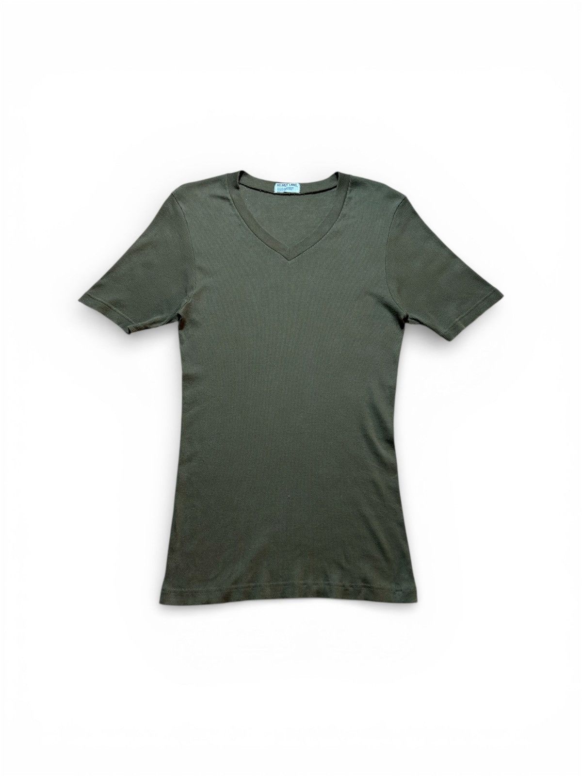 Helmut Lang Vintage Helmut Lang V Neck Tee Size US S / EU 44-46 / 1 - 1 Thumbnail