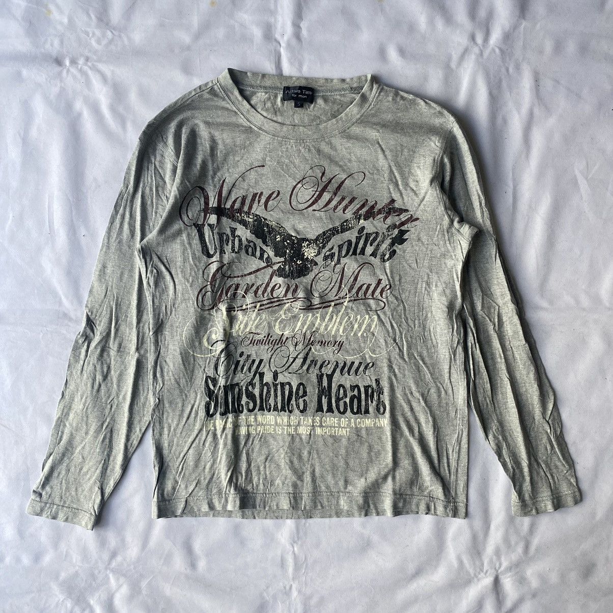 If Six Was Nine × Japanese Brand × Le Grande Bleu (L.G.B.) Japanese Poem Urban Spirit IfSixWasNine Style Long Sleeve Size US S / EU 44-46 / 1 - 2 Thumbnail