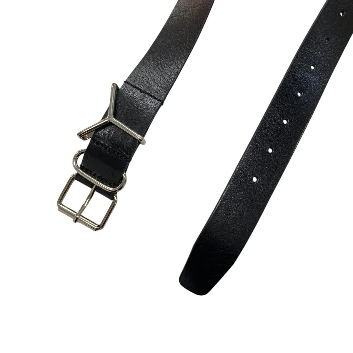 Y/Project SS22 Y Logo Leather Belt Size ONE SIZE - 3 Thumbnail