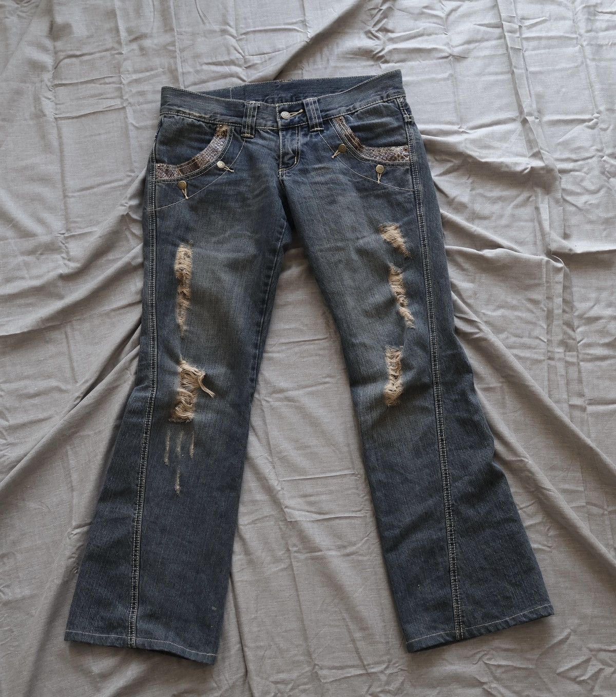 Tornado mart flared denim