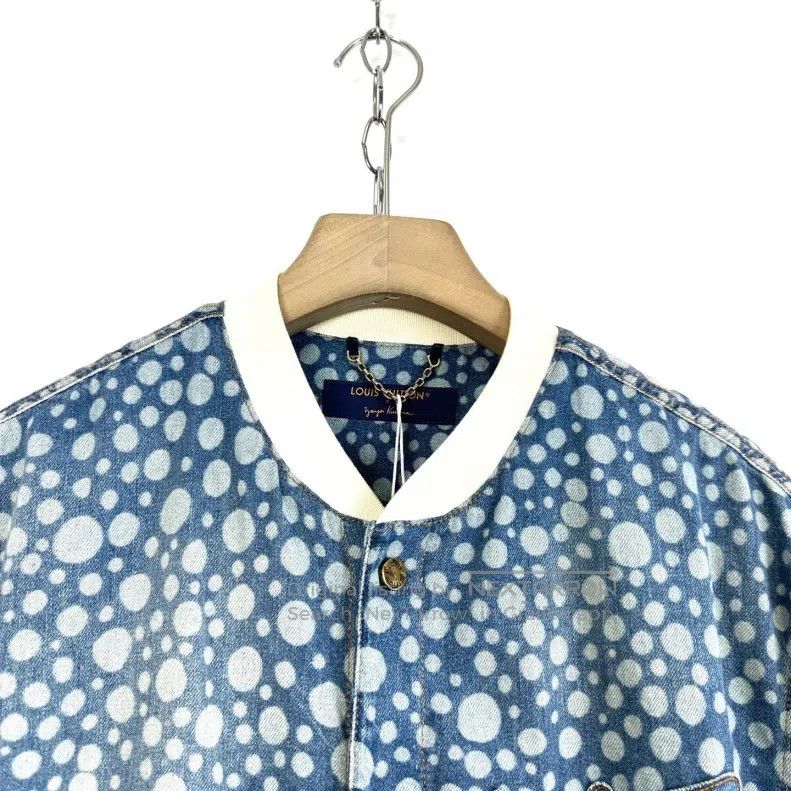 Louis Vuitton Louis Vuitton Co-branded polka-dot embroidered logo denim Size US L / EU 52-54 / 3 - 3 Thumbnail