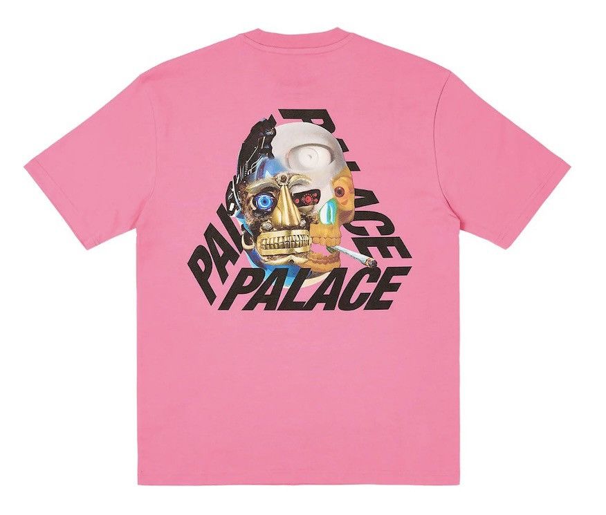 image of Palace Baked P-3 T-Shirt in Pink, Men's (Size XL)