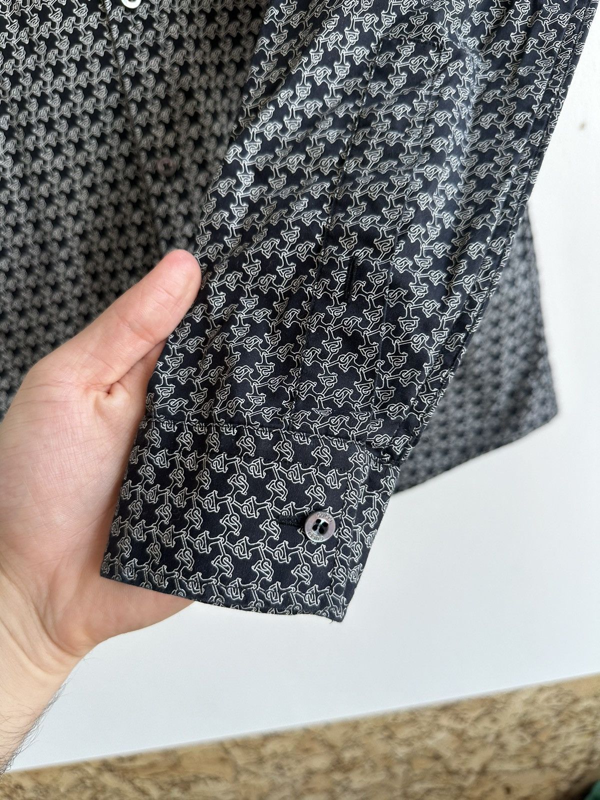Gucci Gucci Shirt Button Up Print Horsebit Pattern Size 39/15,5 Size US S / EU 44-46 / 1 - 8 Thumbnail