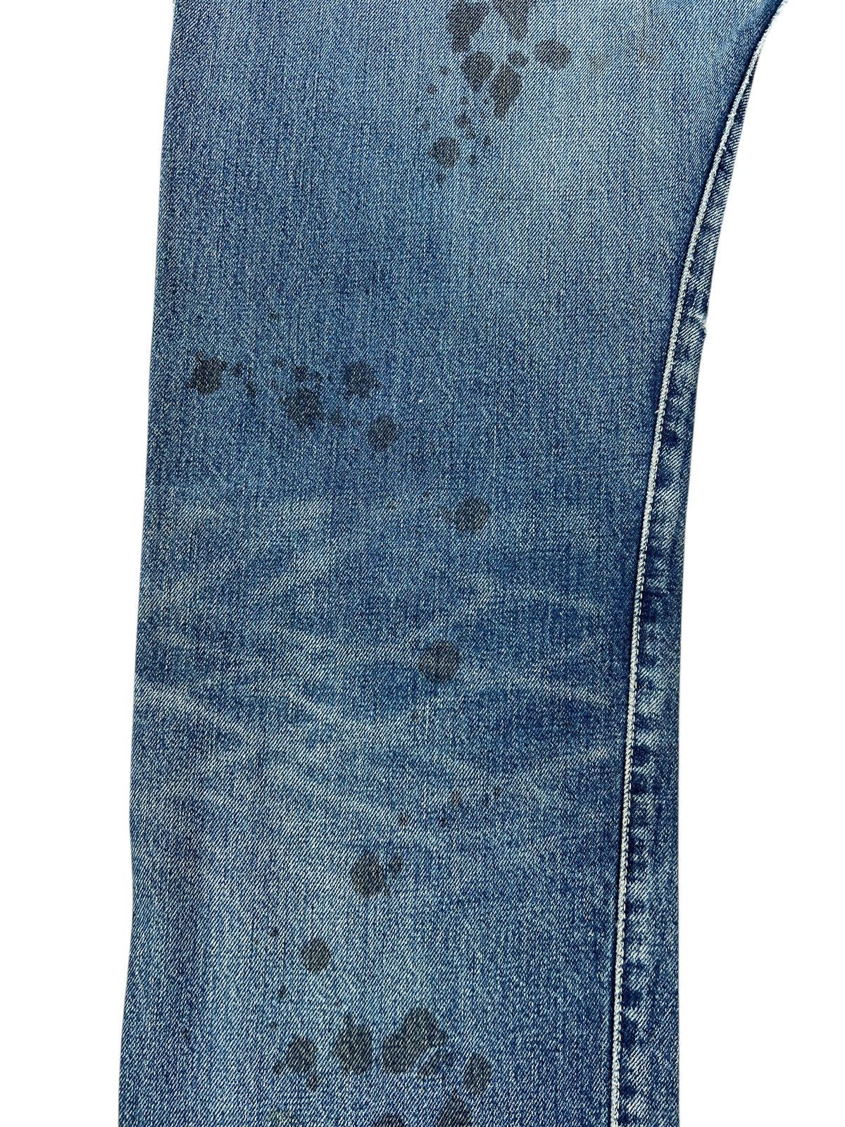 Levi's Vintage Clothing VTG 2002 Levi’s LVC Distress Denim Selvedge Jeans Trashed Size US 32 / EU 48 - 18 Thumbnail