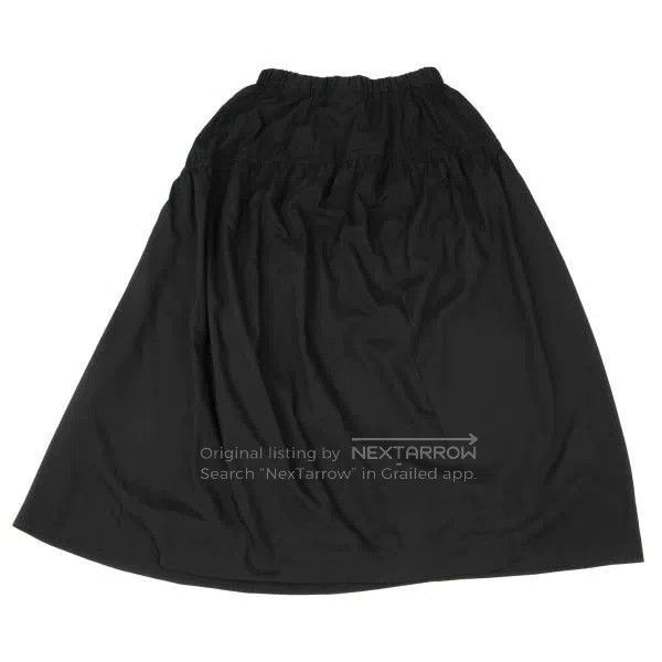 Comme des Garcons Comme Des Garcons size M Black Retro Design Skirt Size 22" - 3 Thumbnail
