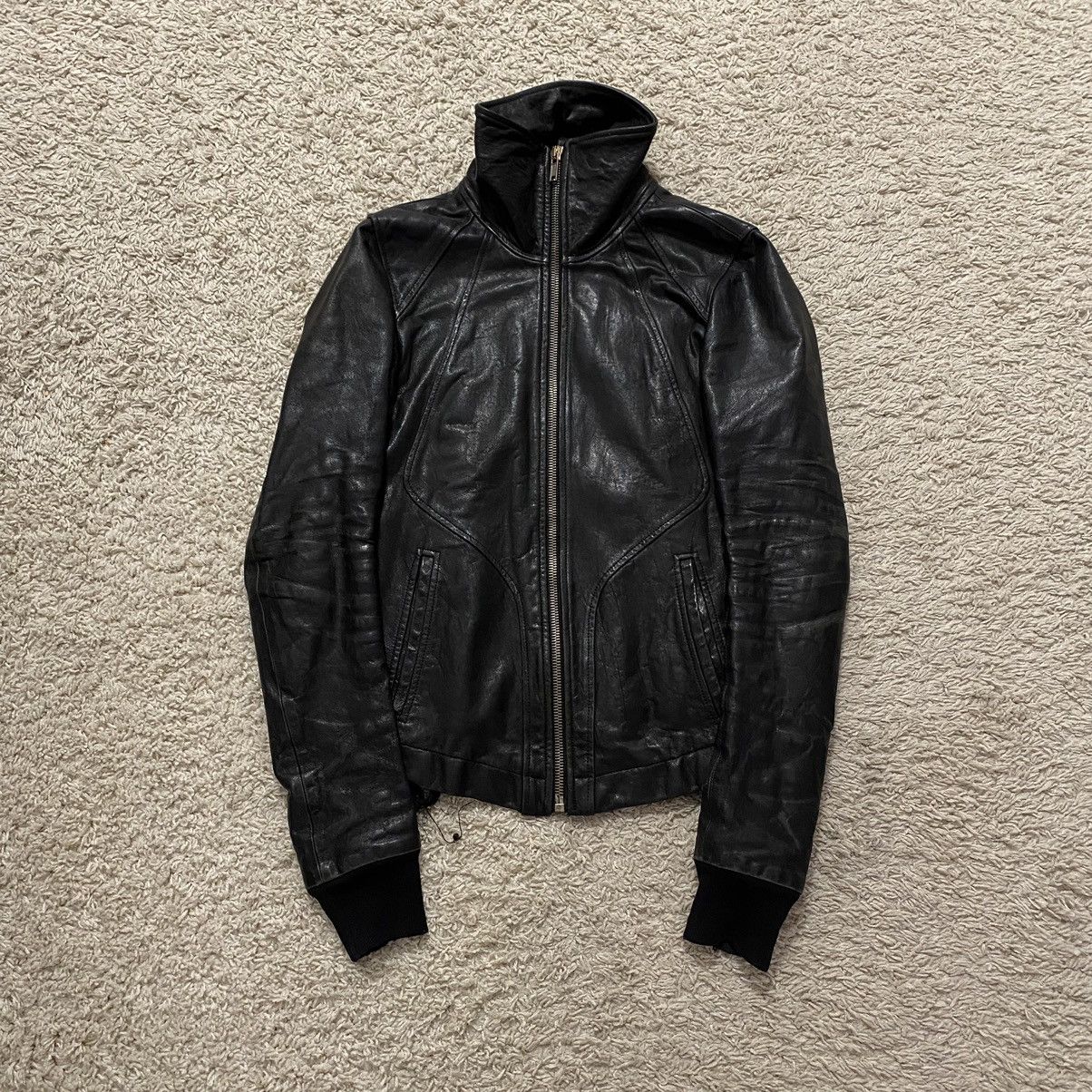 ジャケット・アウター Rick Owens FW09 Crust Intarsia Jacket Rick Owens Rick Owens FW09 “Crust” High Neck Intarsia Jacket | Grailed