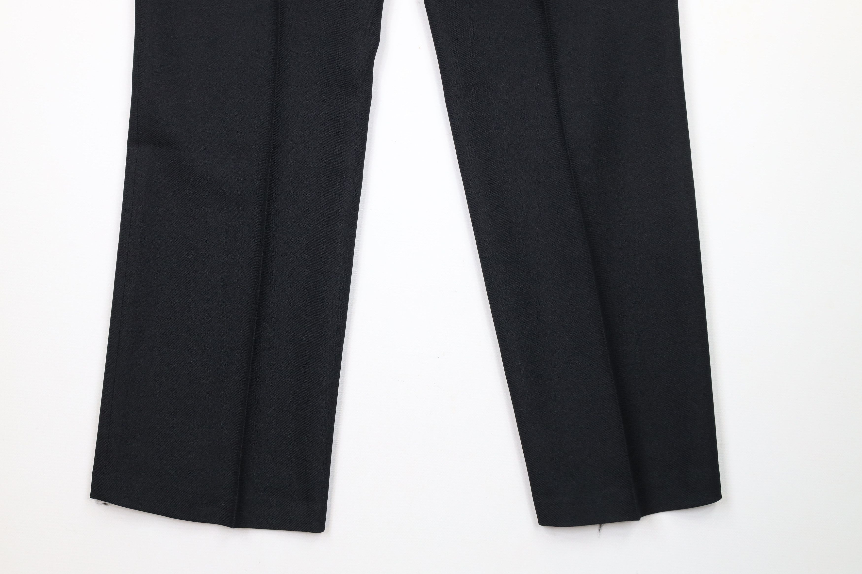Levi's × Vintage Vintage 70s Levis Wide Leg Chino Pants Black Polyester USA Size US 36 / EU 52 - 13 Thumbnail