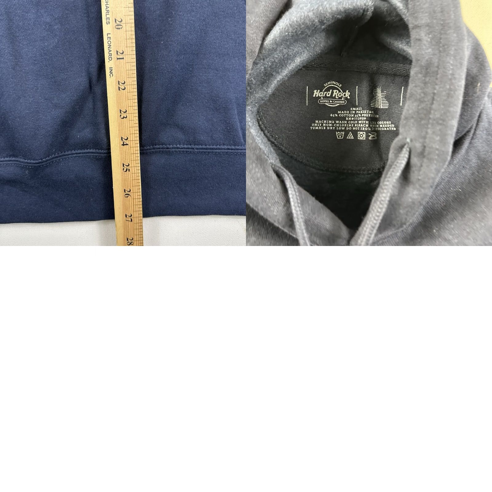 Hard Rock Cafe Hard Rock Hoodie Men S Blue Seminole Hard Rock Hotel & Casino The Guitar Hotel Pullover with Pockets All Seasons Shirt? Size US S / EU 44-46 / 1 - 8 Thumbnail