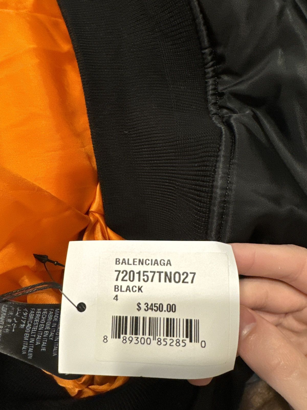 Balenciaga oversized-cut bomber hoodie