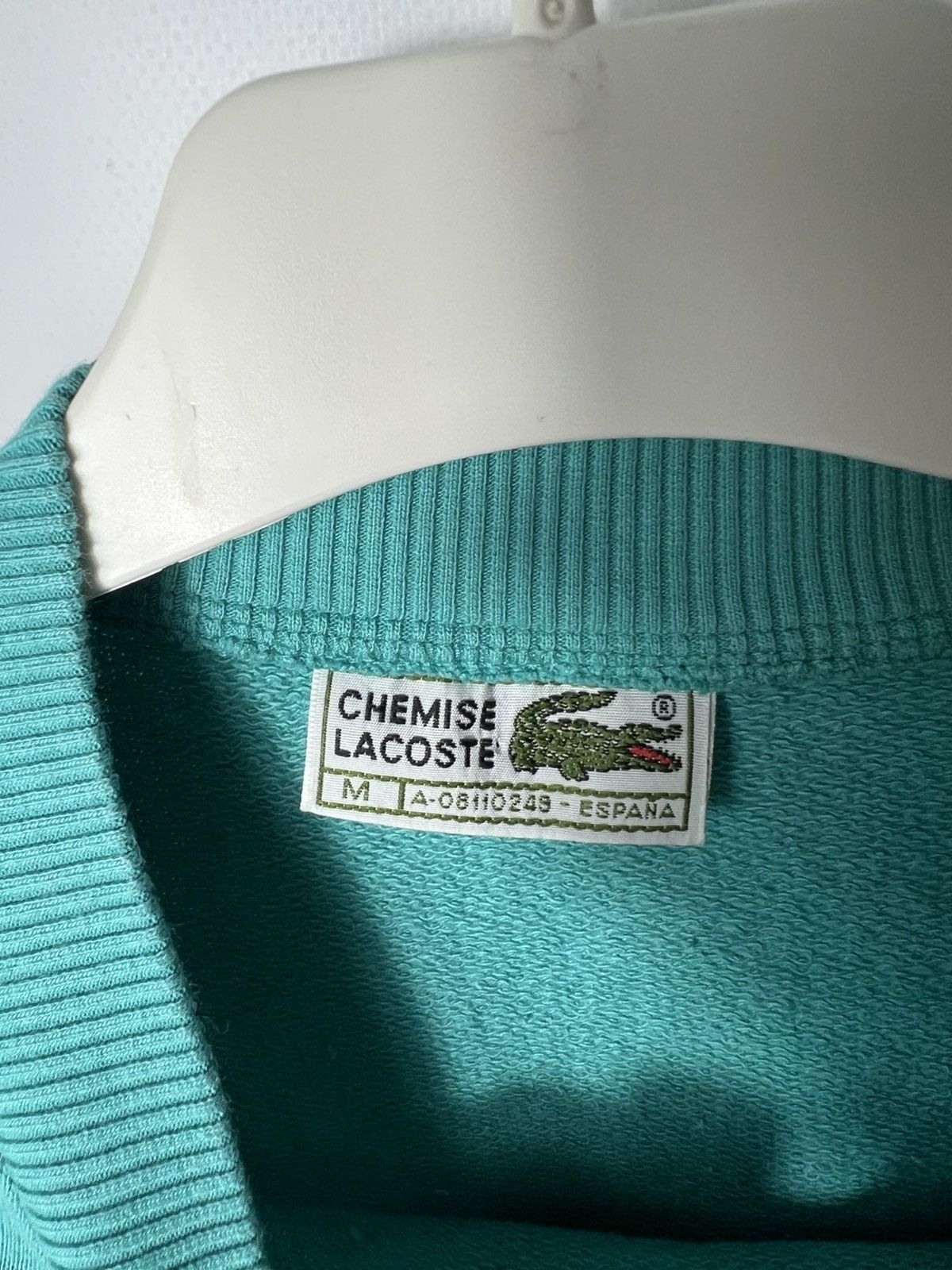 Lacoste Vintage streetwear y2k Lacoste 90s Big Logo Sweatshirt Size US M / EU 48-50 / 2 - 5 Thumbnail