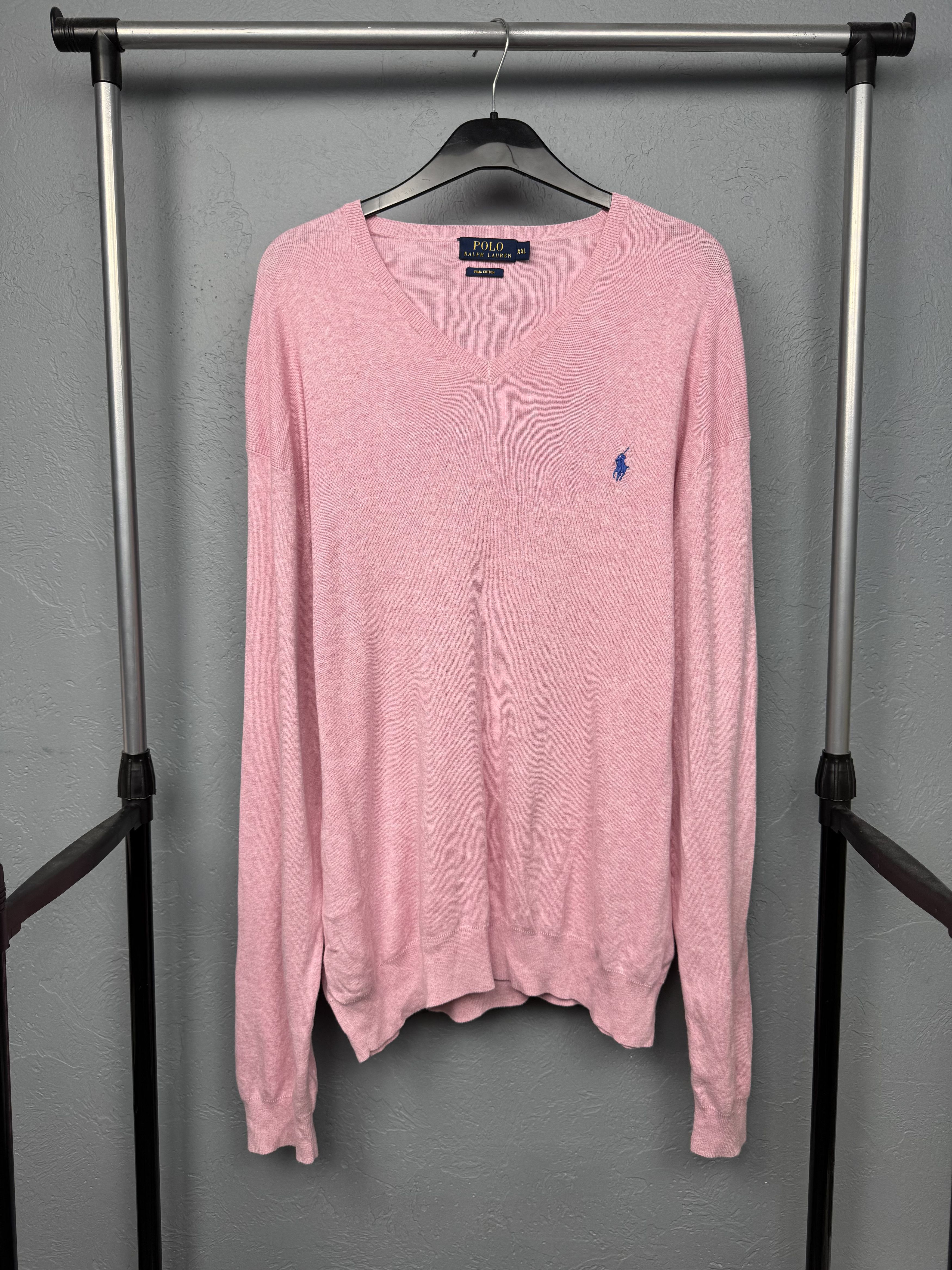 Polo Ralph Lauren Polo Ralph Lauren Mens V-neck Sweater Size US XXL / EU 58 / 5 - 1 Thumbnail
