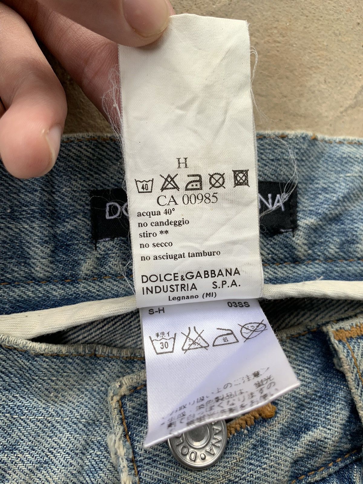 Dolce & Gabbana Distressed Denim