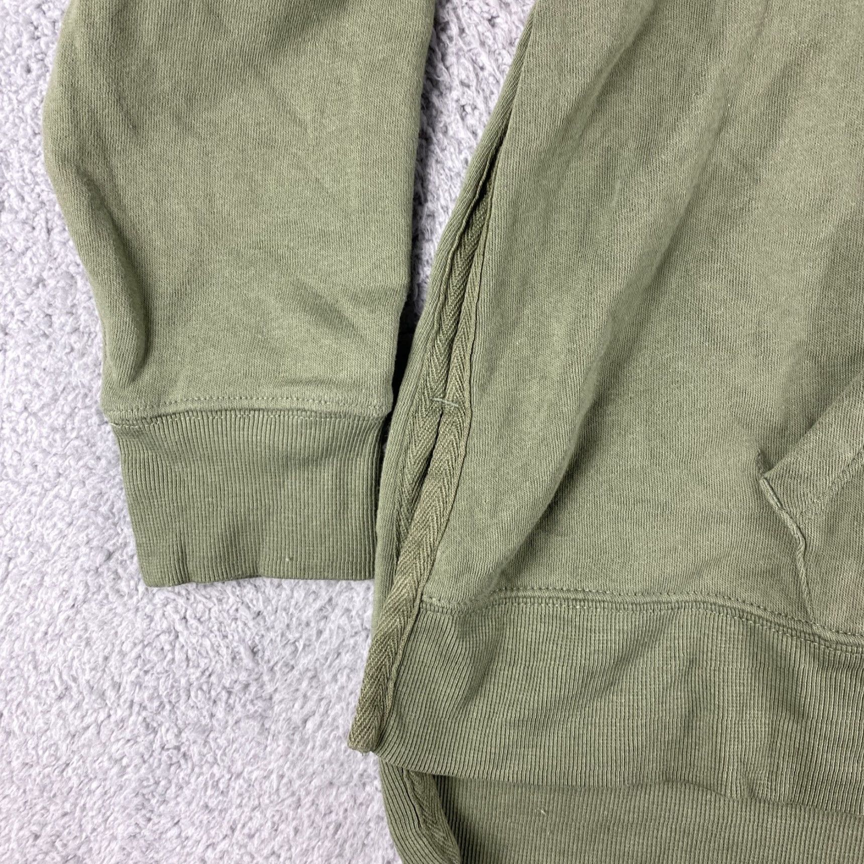 Old Navy Old Navy Women's Athletic Hooded Sweatshirt Size L Green Fleece Pullover Spring Fall Winter Size L / US 10 / IT 46 - 5 Thumbnail