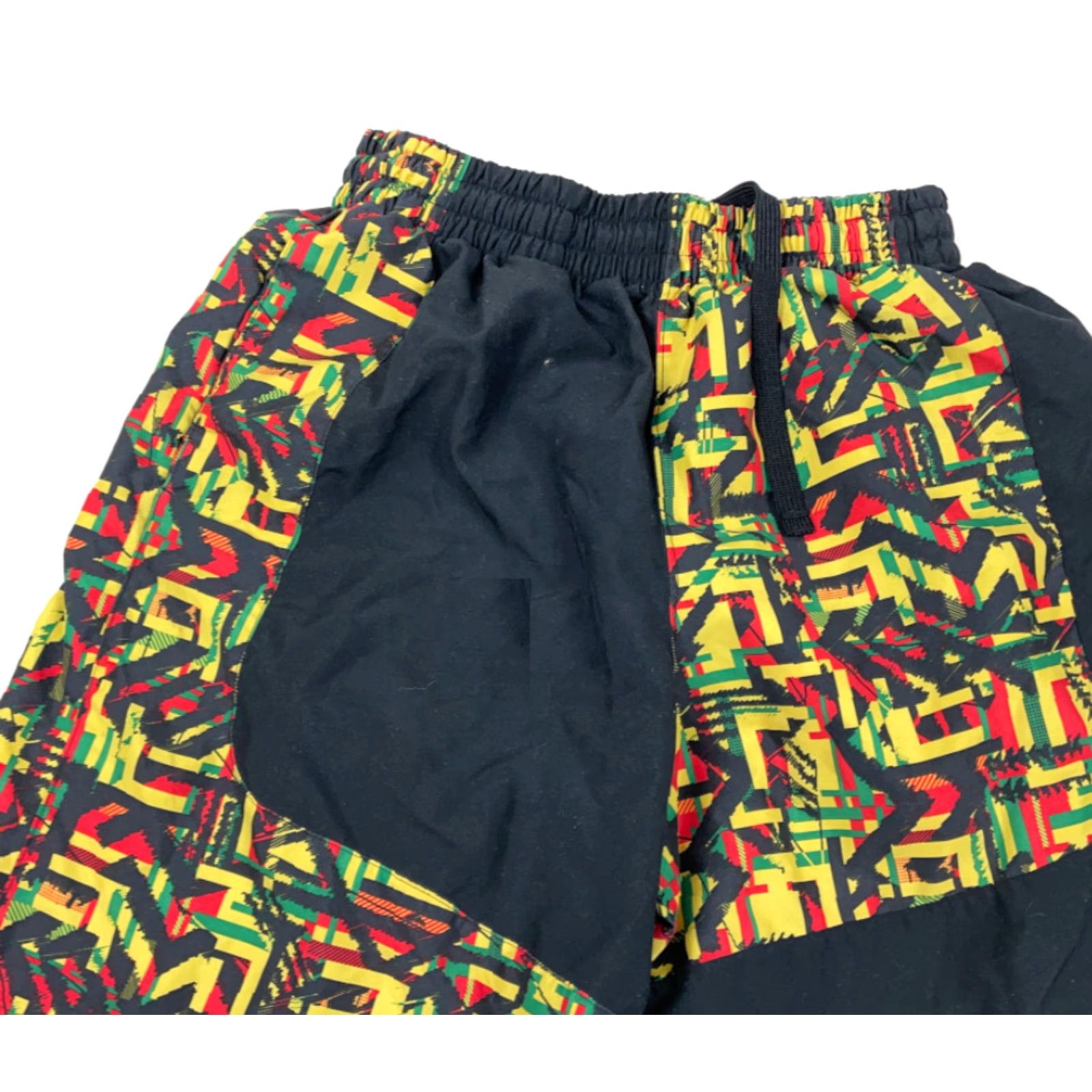 Under Armour Under Armour Black Colorful Athletic Shorts Adult Medium Loose Fit Drawstring Size US 31 - 3 Thumbnail