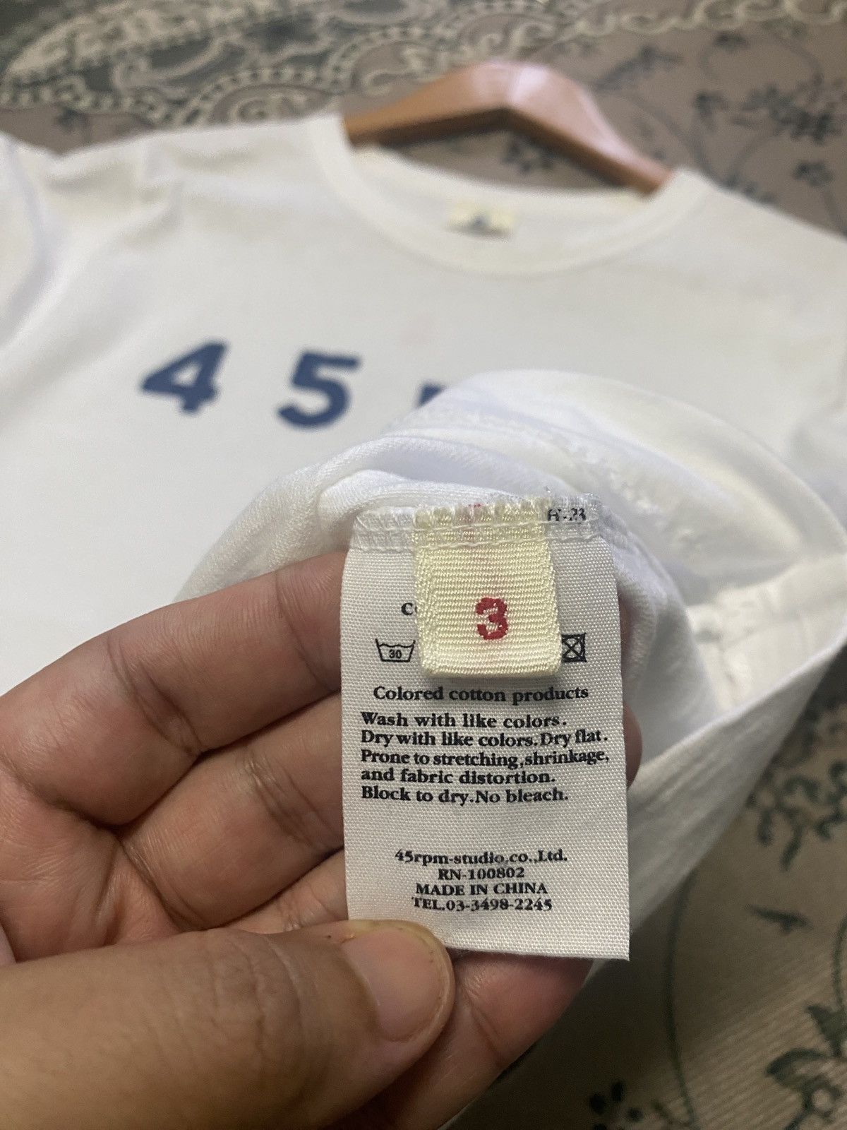 45rpm × Japanese Brand × Vintage 💥RARE💥VINTAGE 45RPM SPELLOUT SINGLE STITCH SHIRT TEE🔥 Size US S / EU 44-46 / 1 - 10 Thumbnail