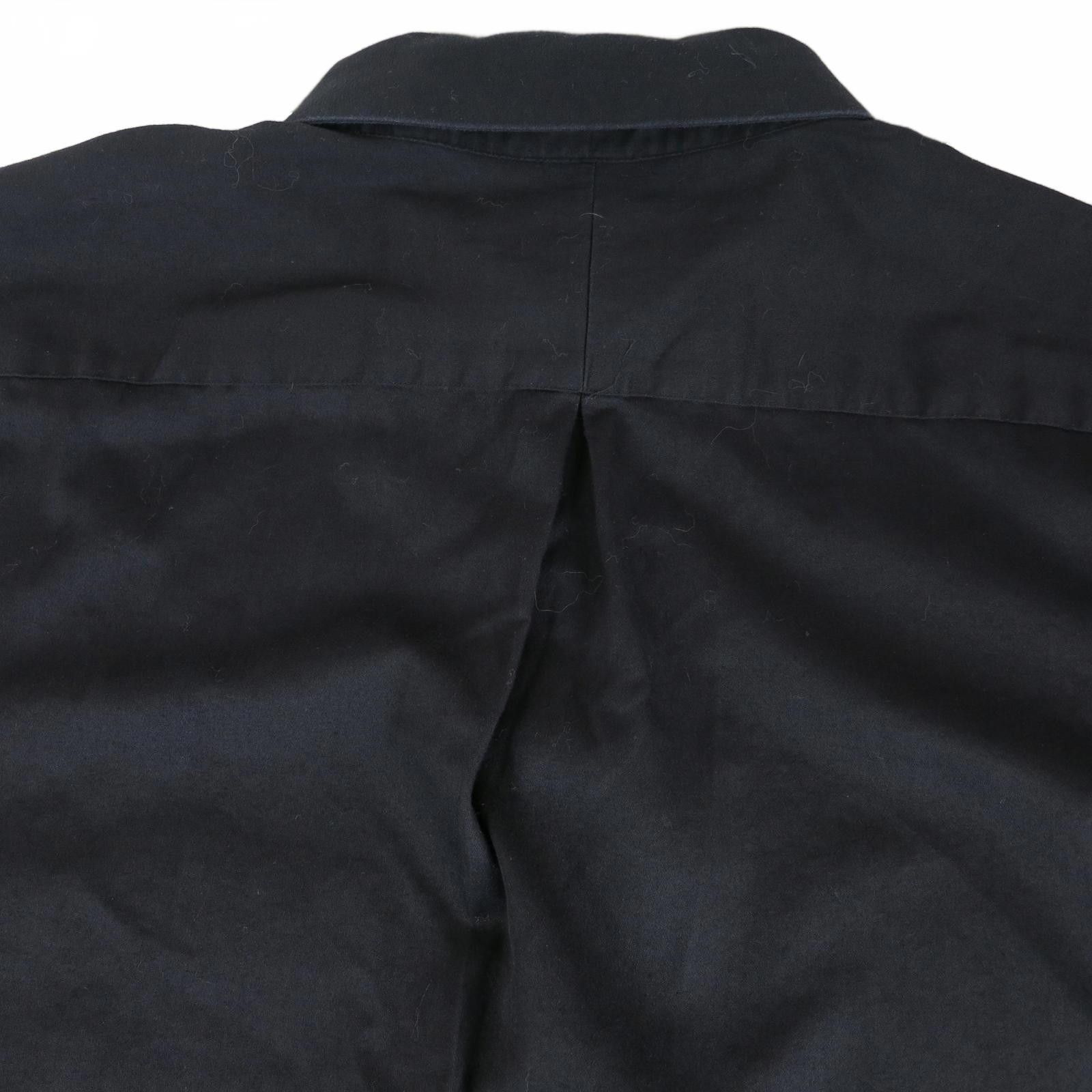 Murano Murano Men's Classic Black Button-Up Dress Shirt 16 1/2-35 Size 44R - 6 Thumbnail