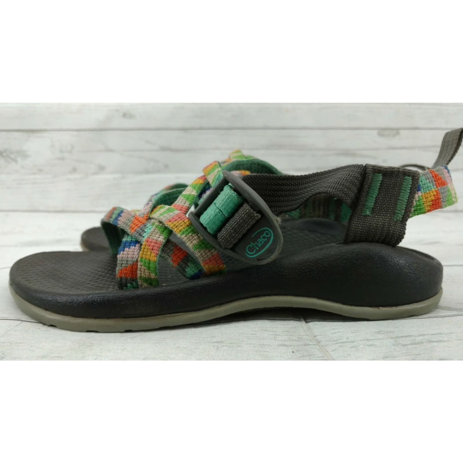 Chaco Chaco ZX/1 Classic Womens Sport Sandals Sz 2 Hiking Trail Water Outdoor Green Size US 4.5 / IT 34.5 - 5 Thumbnail