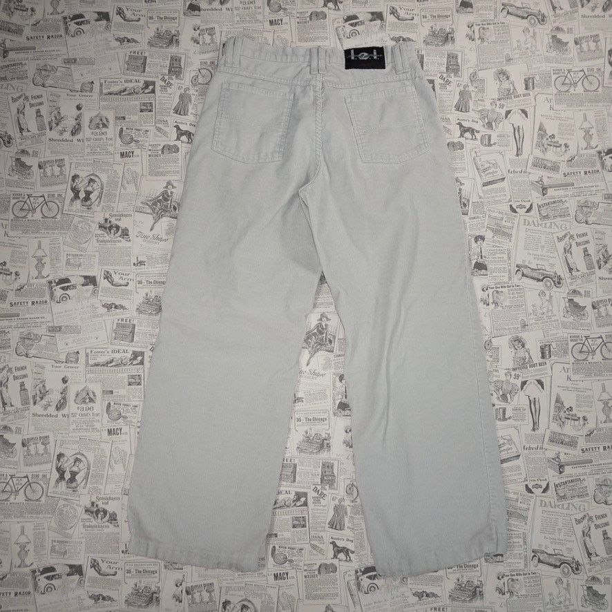 L.E.I. 11 -Vintage Y2K Lei corduroy baggy wide leg skater pants 90s Size US 26 / EU 42 - 1 Thumbnail