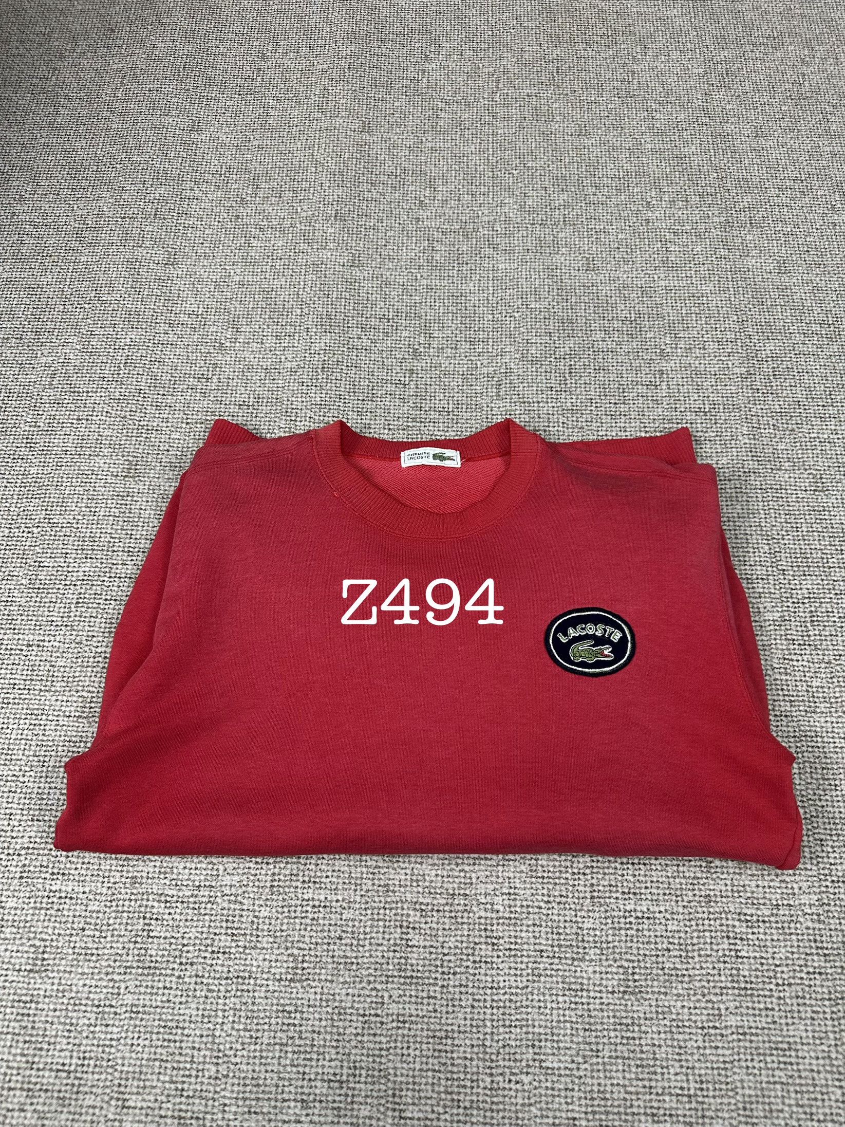 Lacoste Vintage Lacoste Sunfaded Crewneck Z494 Size US M / EU 48-50 / 2 - 12 Thumbnail