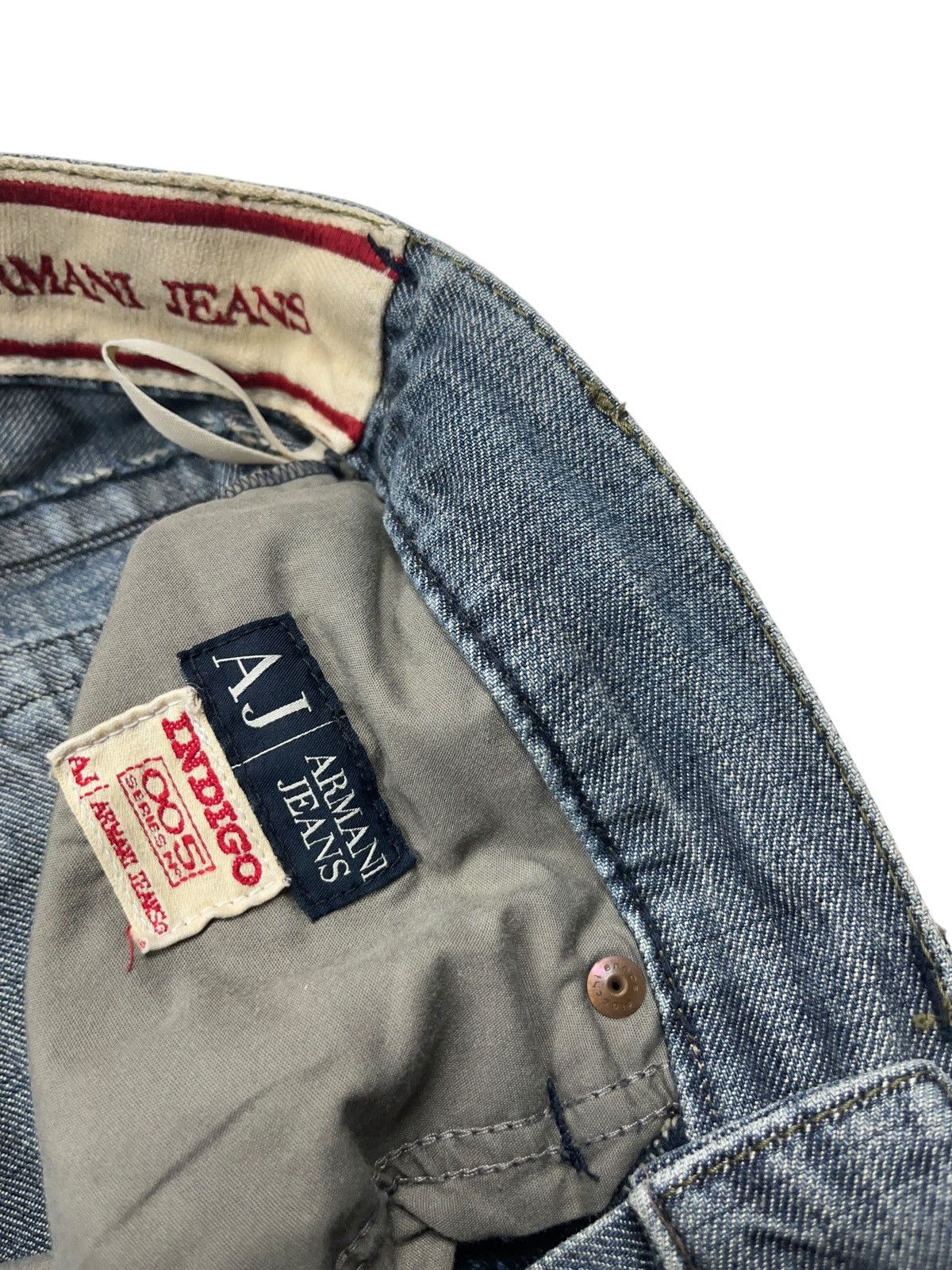Armani Vintage Armani Flared Low Rise Jeans Indigo Series 005 Size US 32 / EU 48 - 10 Thumbnail