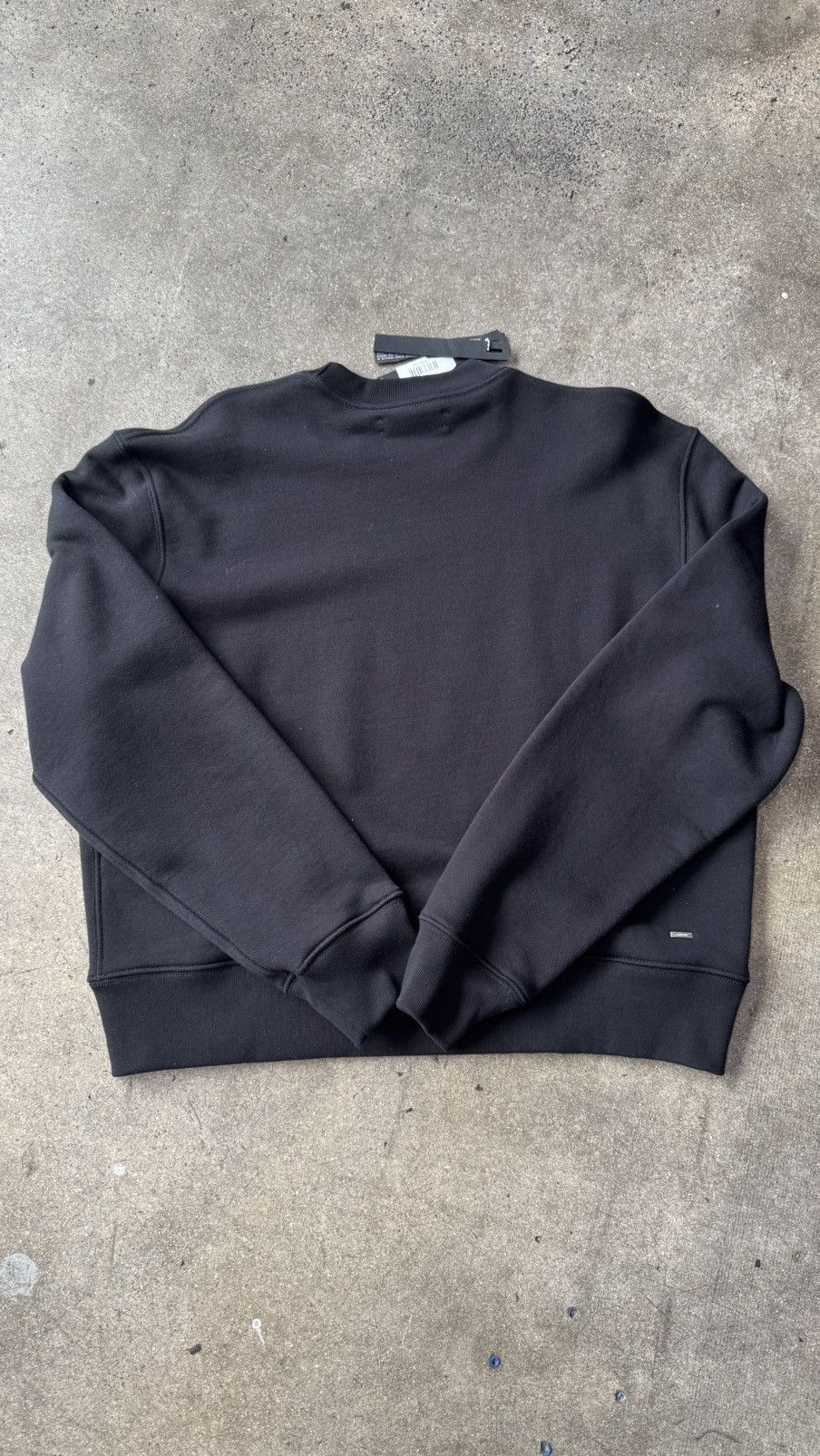 Amiri AMIRI COLLEGIATE LOGO CREW BLACK Size US S / EU 44-46 / 1 - 2 Thumbnail