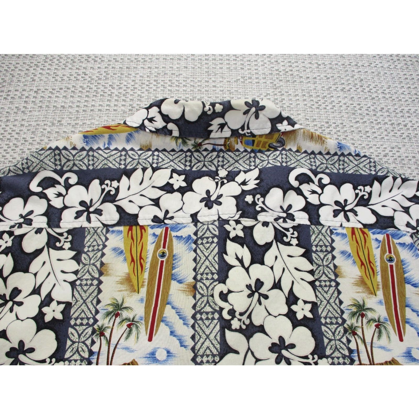Vintage VINTAGE Reebesse Hawaiian Shirt Mens XL Floral Surf Woody Button-Up Casual Camp Shirt Size US XL / EU 56 / 4 - 7 Thumbnail