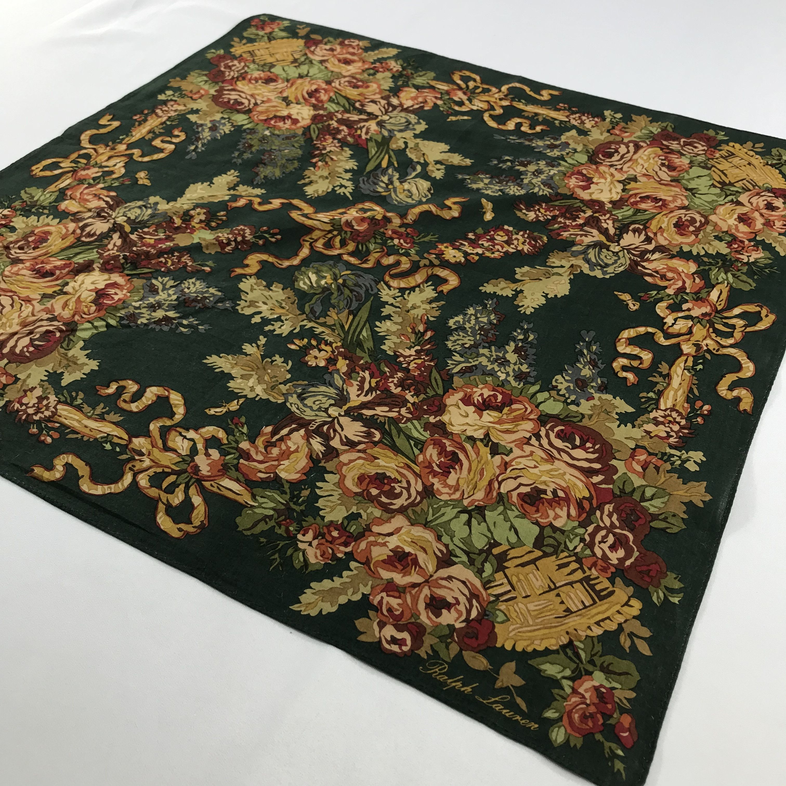 Ralph Lauren × Vintage Ralph Lauren Bandana / Handkerchief / Neckerchief - S2233 Size ONE SIZE - 2 Thumbnail