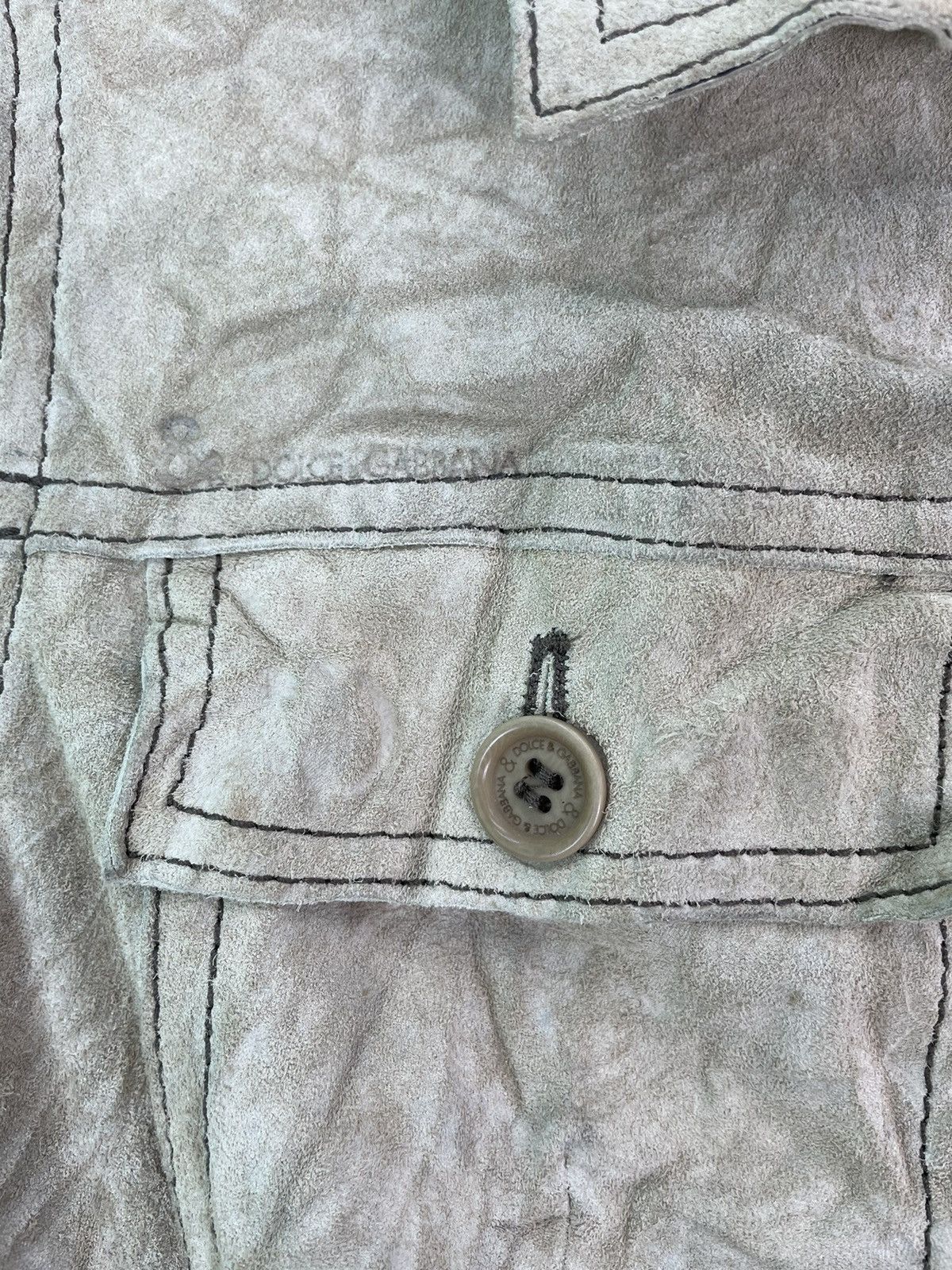 Dolce & Gabbana Rare Dolce & Gabbana type 3 trucker leather jacket Size XS / US 0-2 / IT 36-38 - 5 Thumbnail