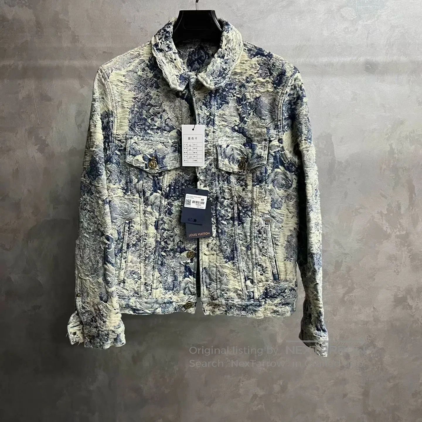 Louis Vuitton louis vuitton blue floral print denim jacket. Size US L / EU 52-54 / 3 - 1 Thumbnail