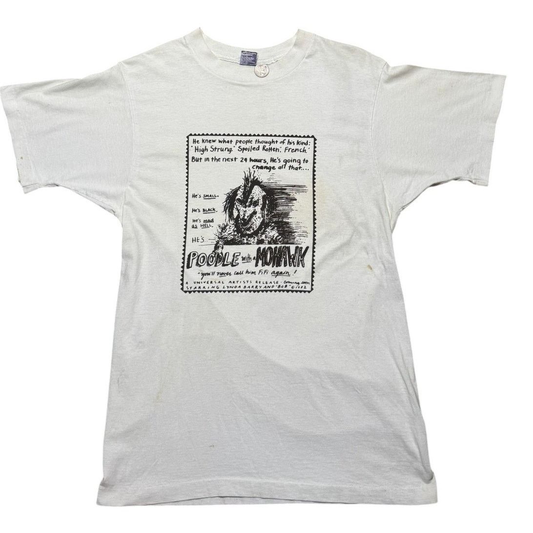 Other RARE Vintage 1980s Lynda Barry Poodle With a Mohawk T-Shirt Size US L / EU 52-54 / 3 - 1 Thumbnail