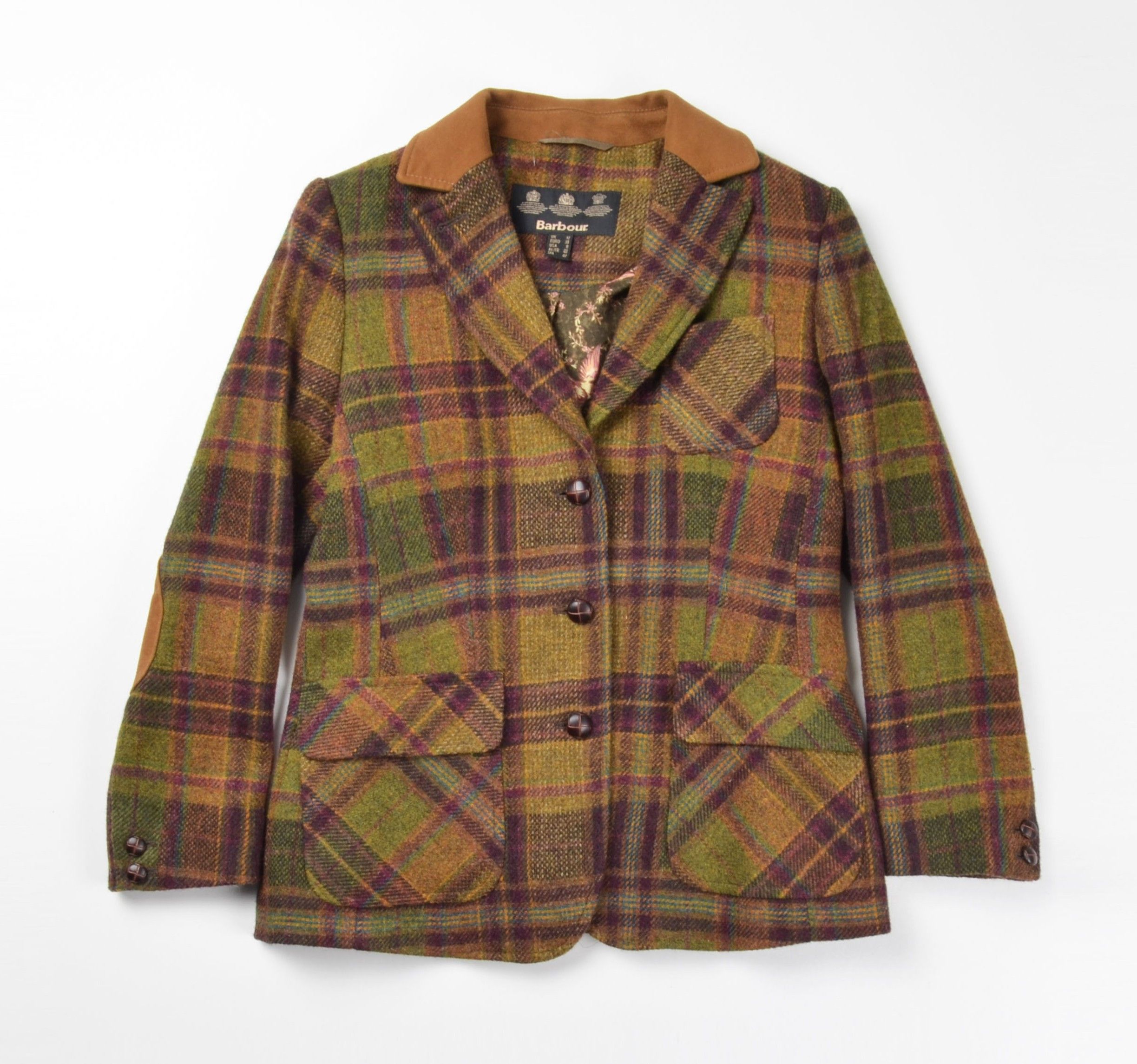 Barbour Barbour Plaid Tweed Pure Wool Multicolor Allanton Jacket Size M / US 6-8 / IT 42-44 - 4 Thumbnail