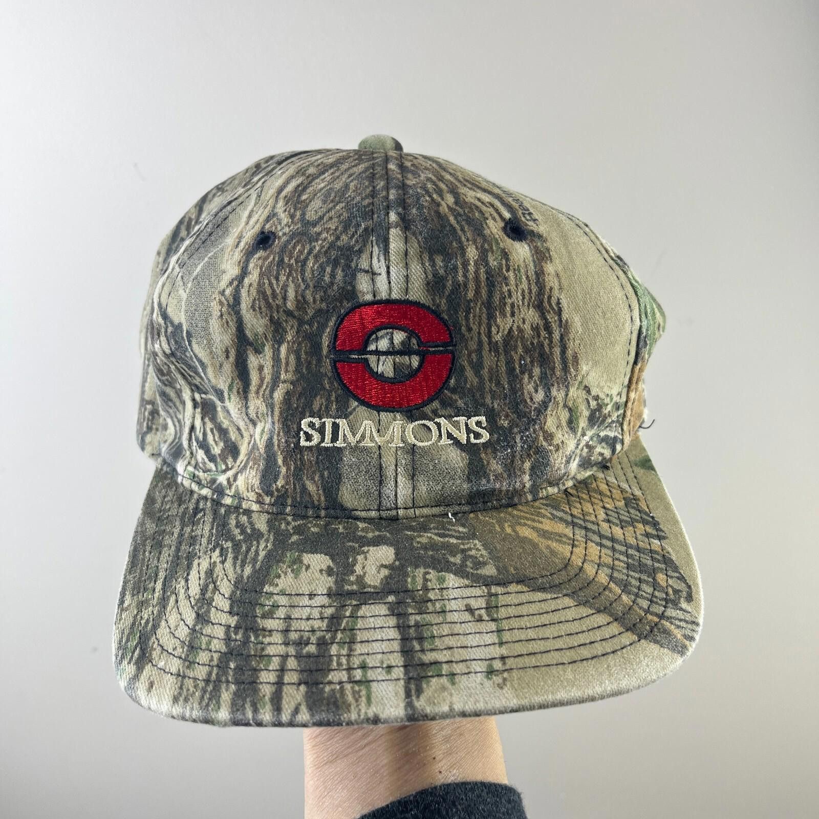 Vintage 90s Realtree Camo Snapback Hat Simmons