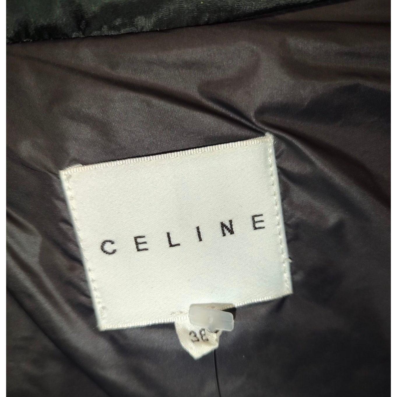 Celine Celine Black Removable Sleeve Puffer Jacket - Size M Size S / US 4 / IT 40 - 7 Thumbnail