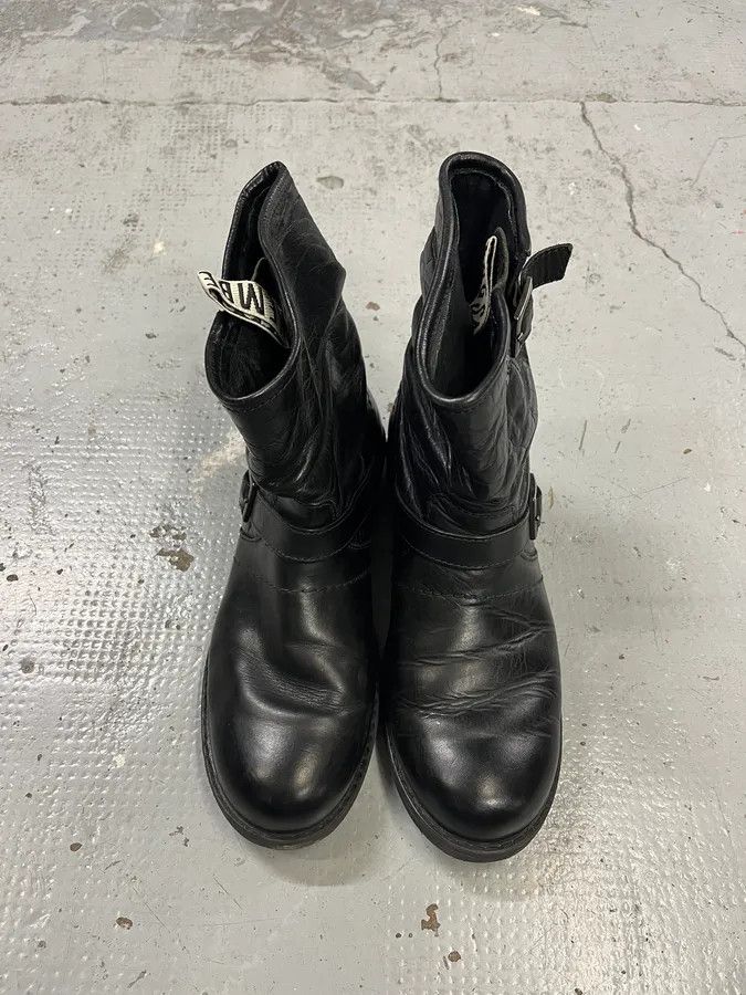 Dirk Bikkembergs Dirk Bikkembergs Double Buckle Black Ankle Boots Size US 7 / EU 40 - 5 Thumbnail