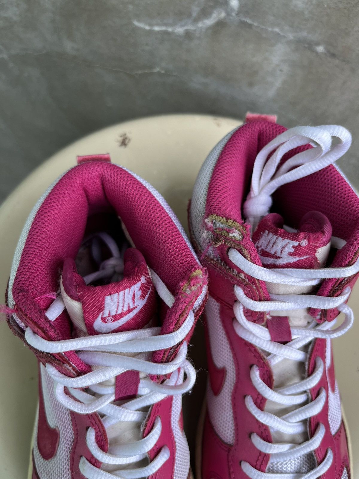 Nike 2014 SB Dunk Hi Skinny Fireberry Size US 6 / IT 36 - 8 Thumbnail
